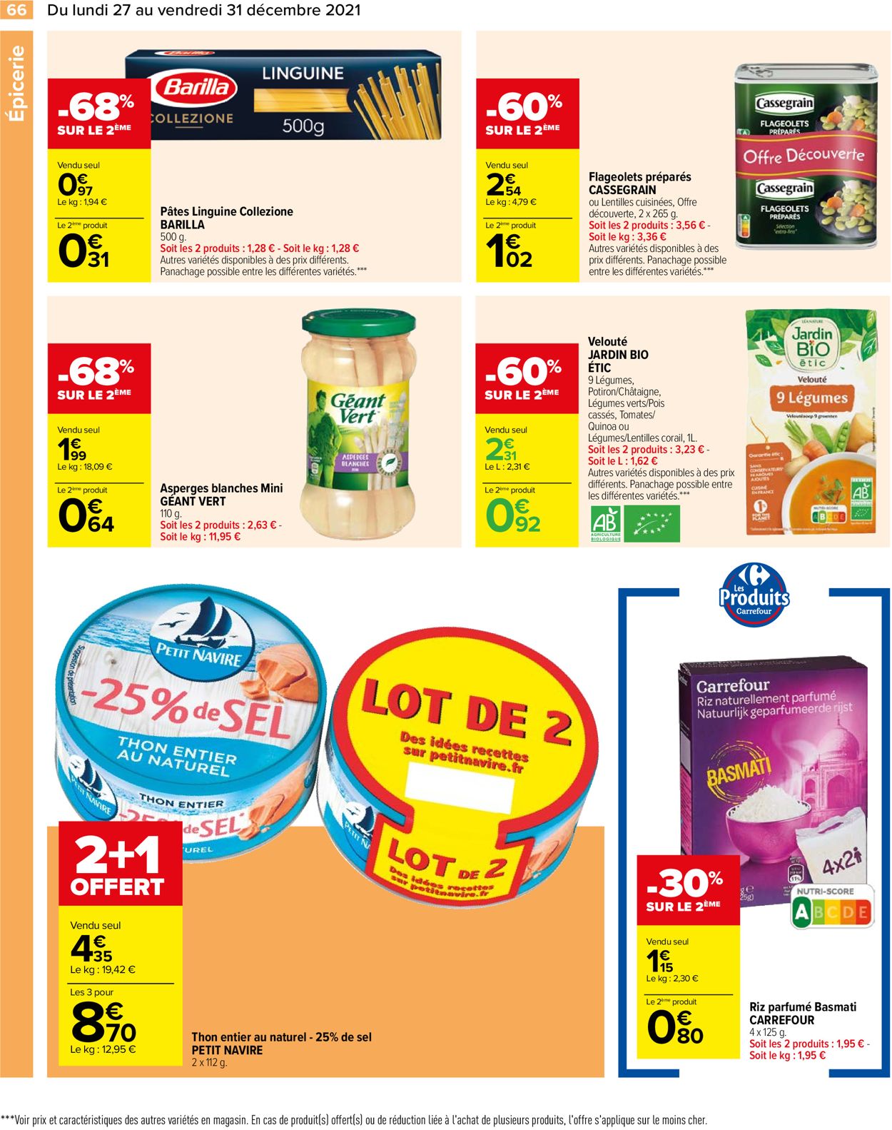 Carrefour noël fêtes de fin d'année 2021 Catalogue - 27.12-31.12.2021 (Page 66)