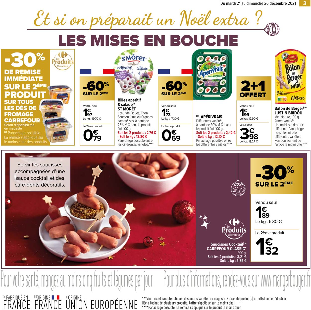Carrefour noël fêtes de fin d'année 2021 Catalogue - 21.12-26.12.2021 (Page 3)