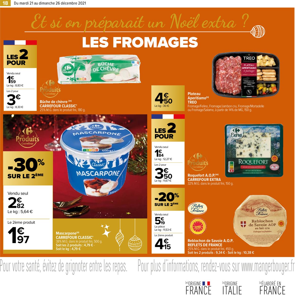 Carrefour noël fêtes de fin d'année 2021 Catalogue - 21.12-26.12.2021 (Page 18)