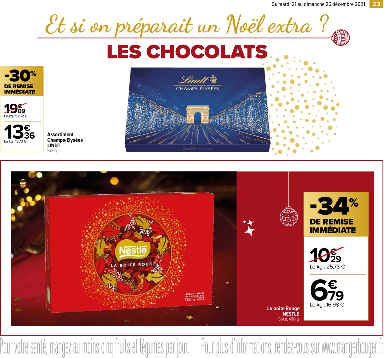 Carrefour noël fêtes de fin d'année 2021 Catalogue - 21.12-26.12.2021 (Page 23)