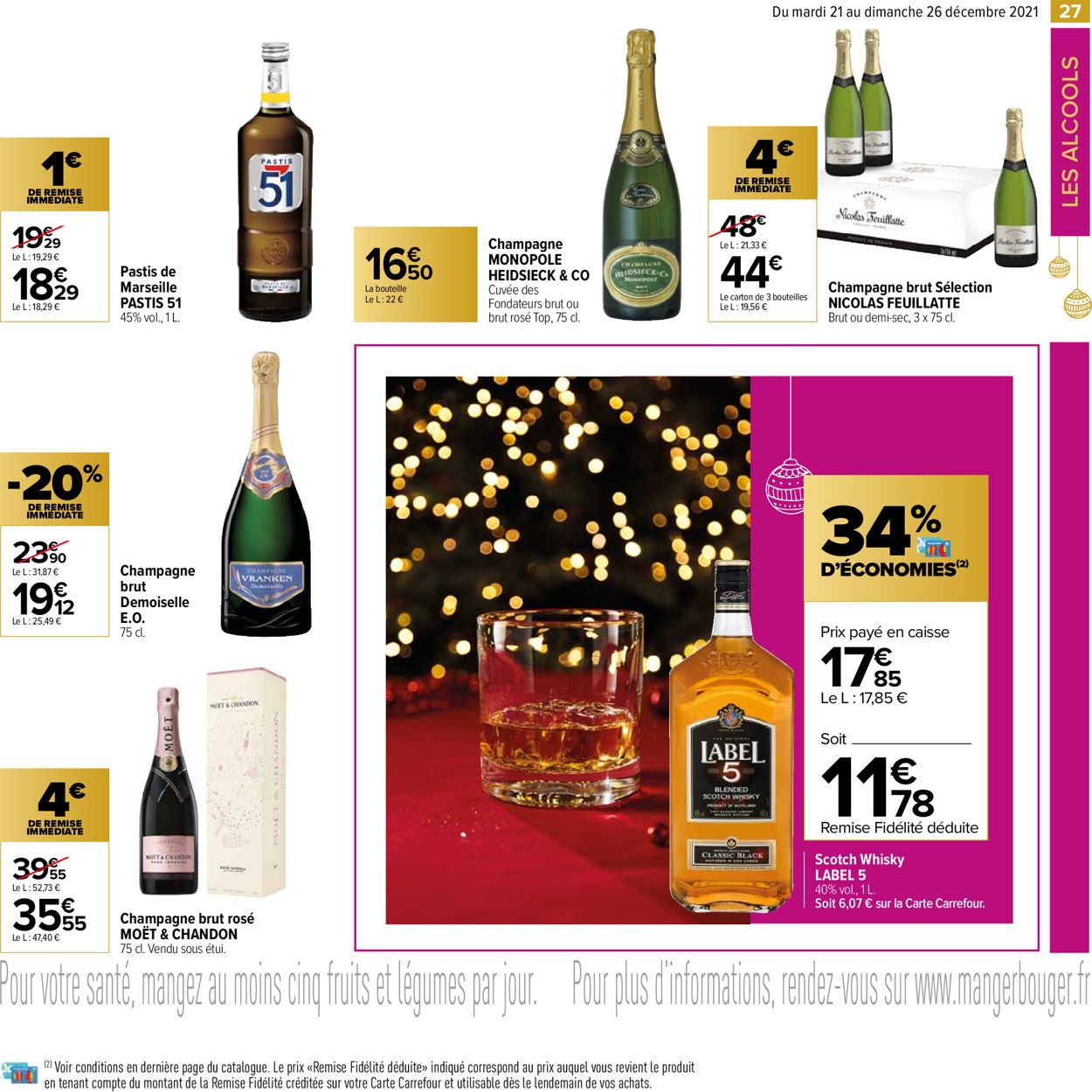 Carrefour noël fêtes de fin d'année 2021 Catalogue - 21.12-26.12.2021 (Page 27)
