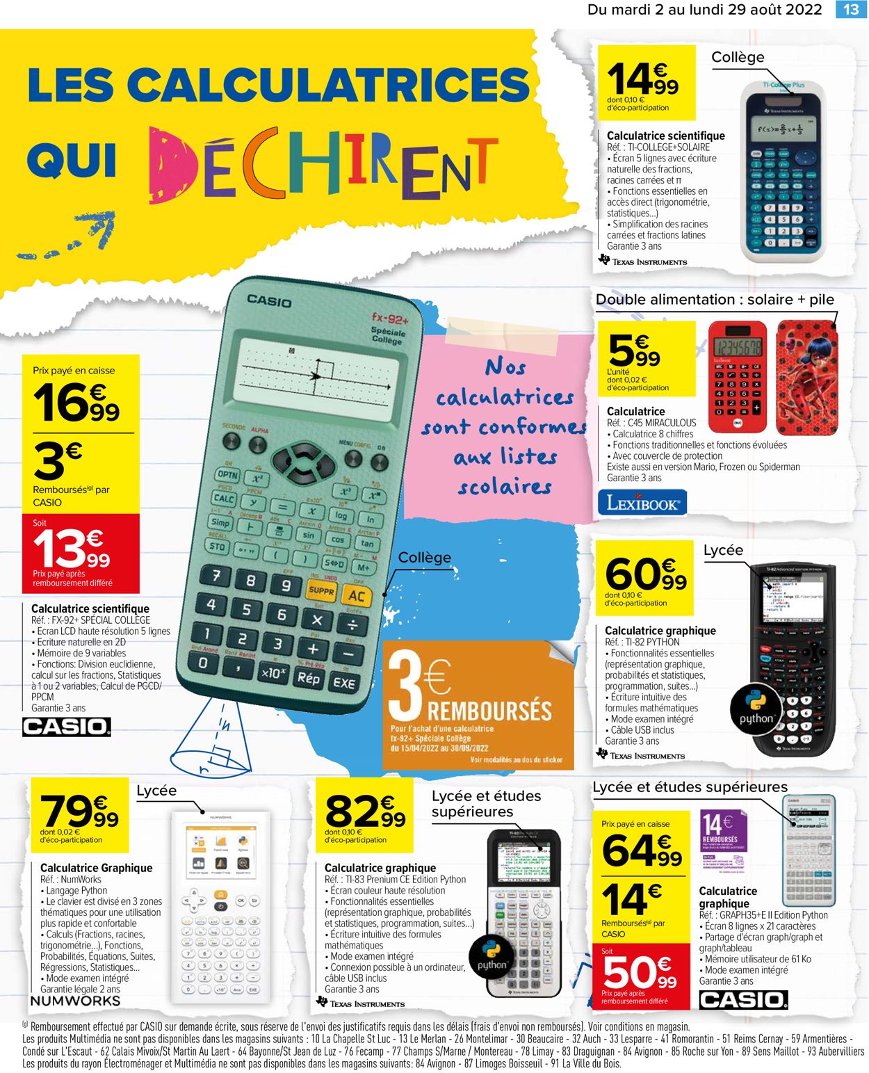 Carrefour Catalogue - 02.08-29.08.2022 (Page 13)
