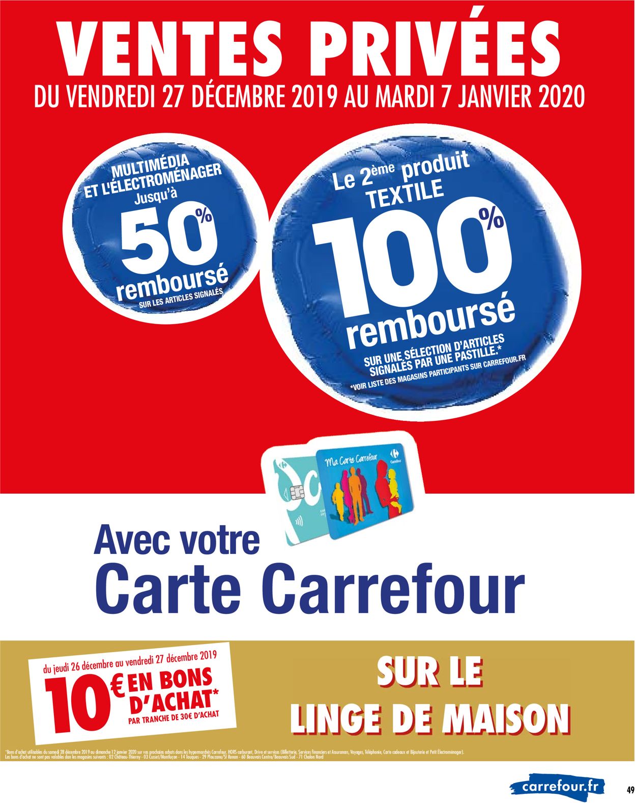 Catalogue du Nouvel An Carrefour Carrefour Catalogue - 26.12-31.12.2019 (Page 49)