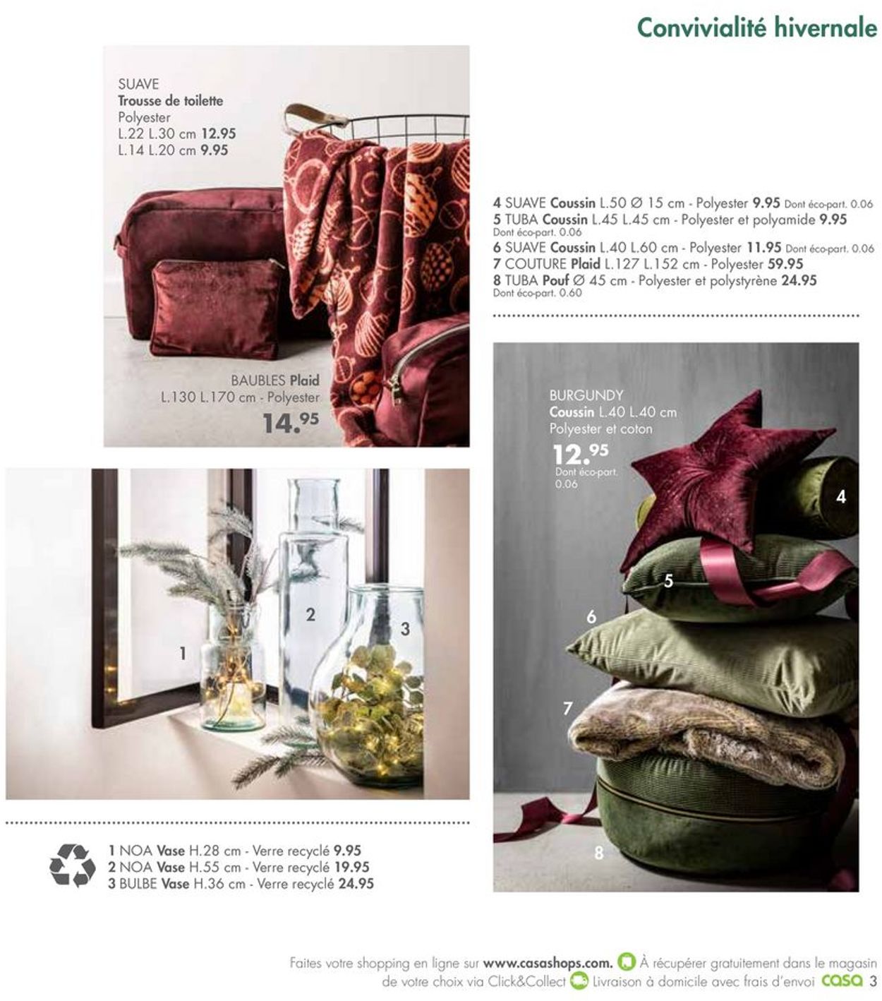 Casa catalogue de Noël 2019 Catalogue - 25.11-31.12.2019 (Page 3)