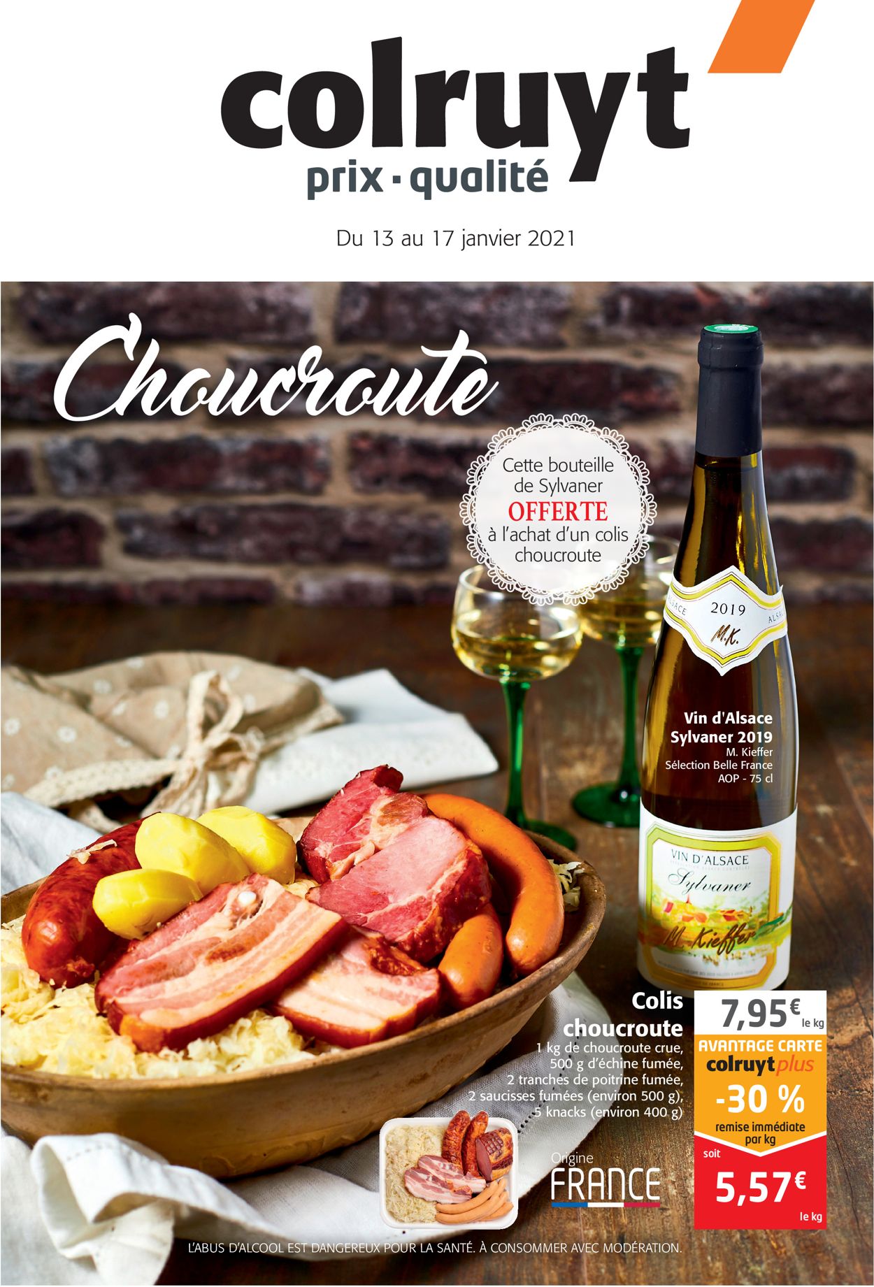 Colruyt Choucroute 2021 Catalogue - 13.01-17.01.2021