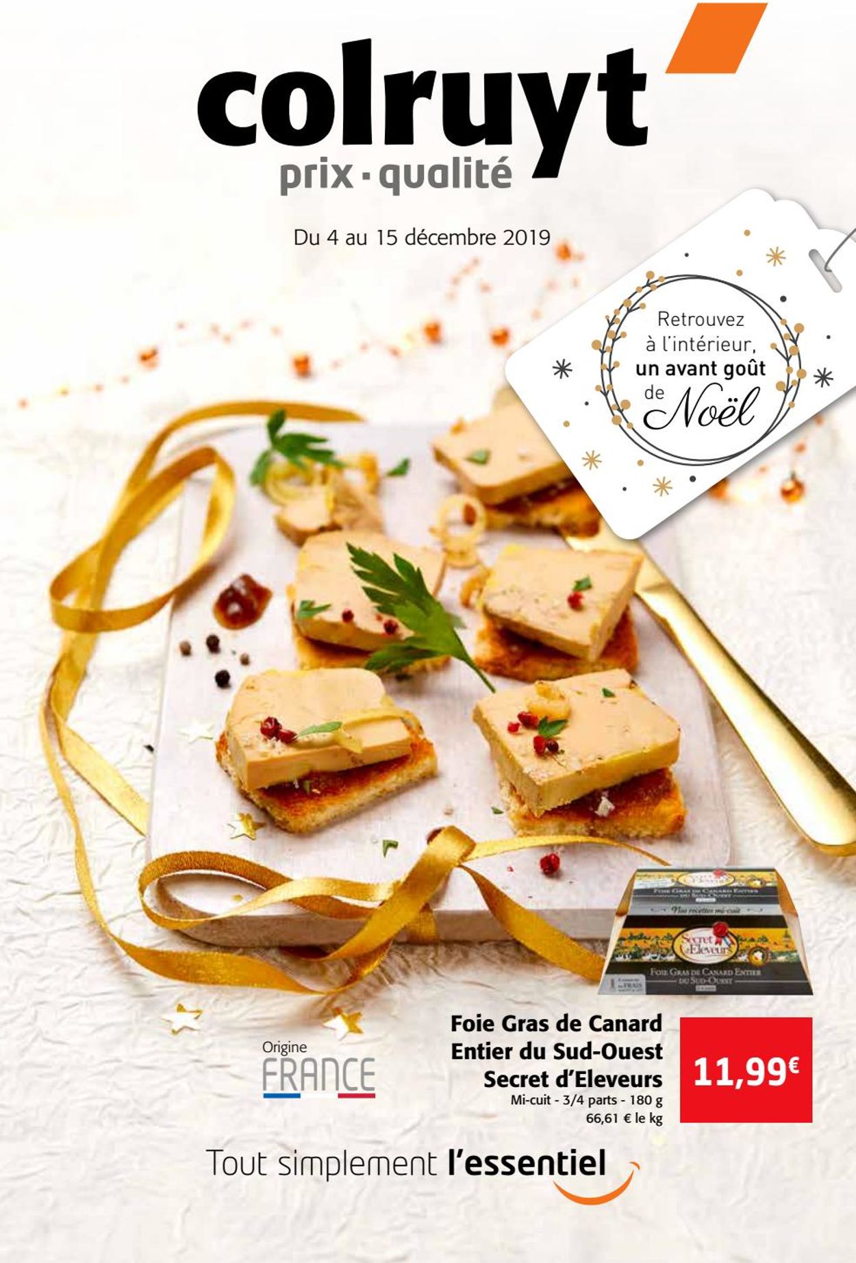 Colruyt catalogue de Noël 2019 Catalogue - 04.12-15.12.2019