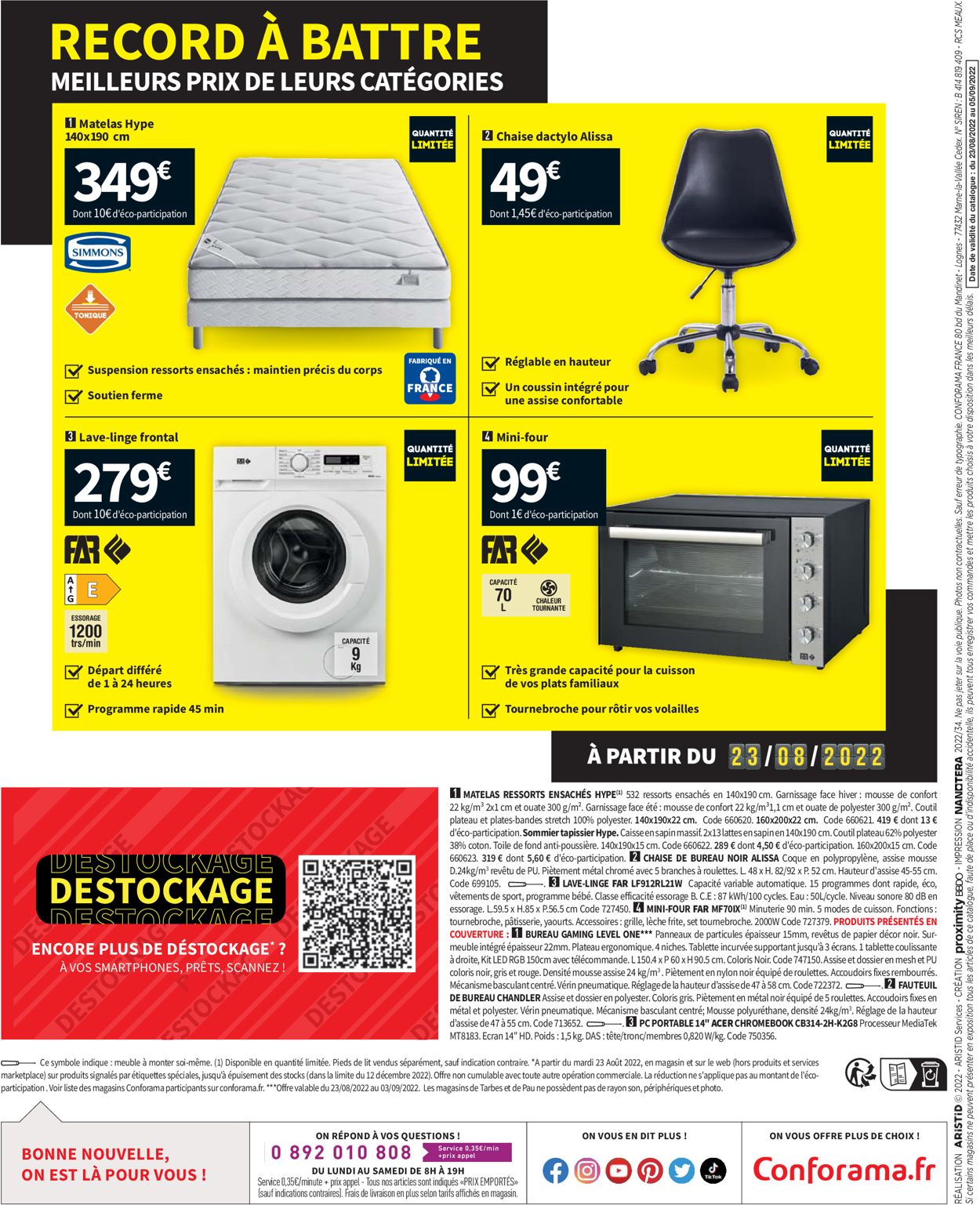 Conforama Catalogue - 23.08-05.09.2022 (Page 16)