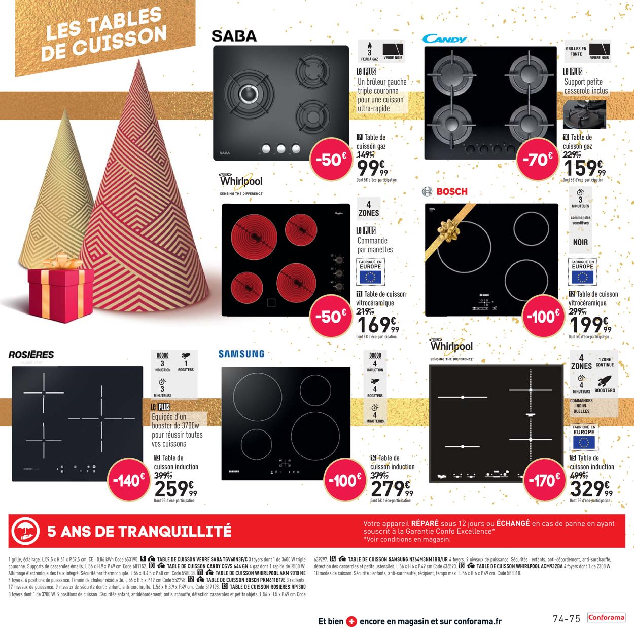 Conforama catalogue de Noël 2019 Catalogue - 12.11-24.12.2019 (Page 75)