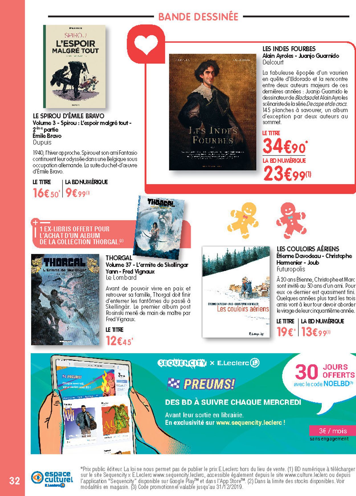 E.leclerc catalogue de Noël 2019 Catalogue - 19.11-14.12.2019 (Page 32)