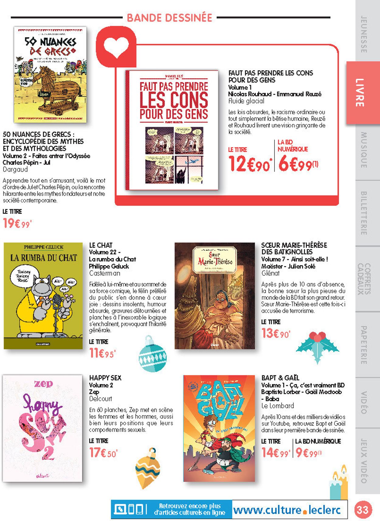E.leclerc catalogue de Noël 2019 Catalogue - 19.11-14.12.2019 (Page 33)