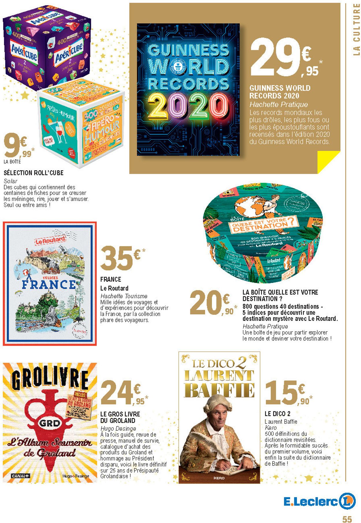 E.leclerc catalogue de Noël 2019 Catalogue - 03.12-14.12.2019 (Page 55)