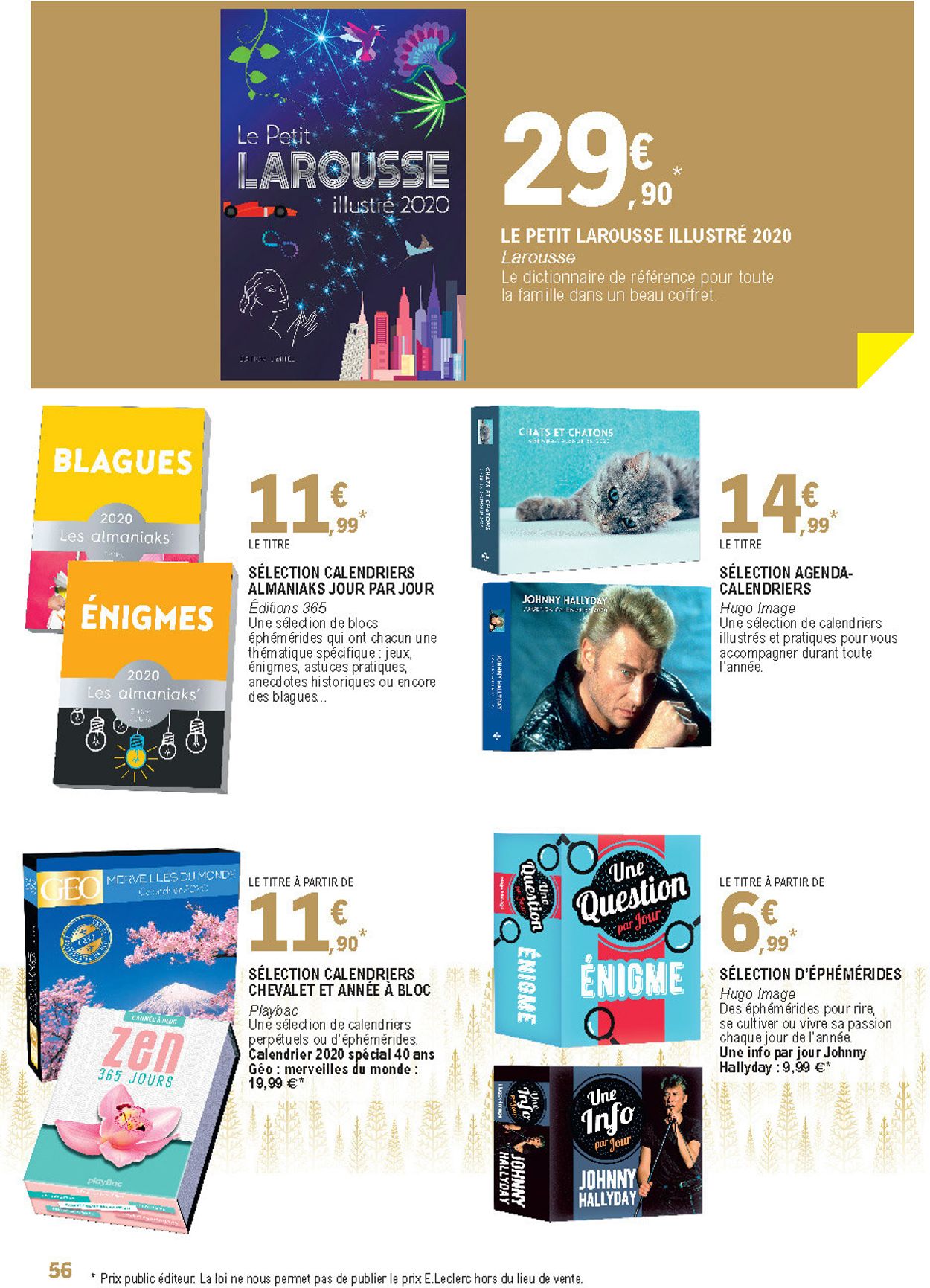 E.leclerc catalogue de Noël 2019 Catalogue - 03.12-14.12.2019 (Page 56)
