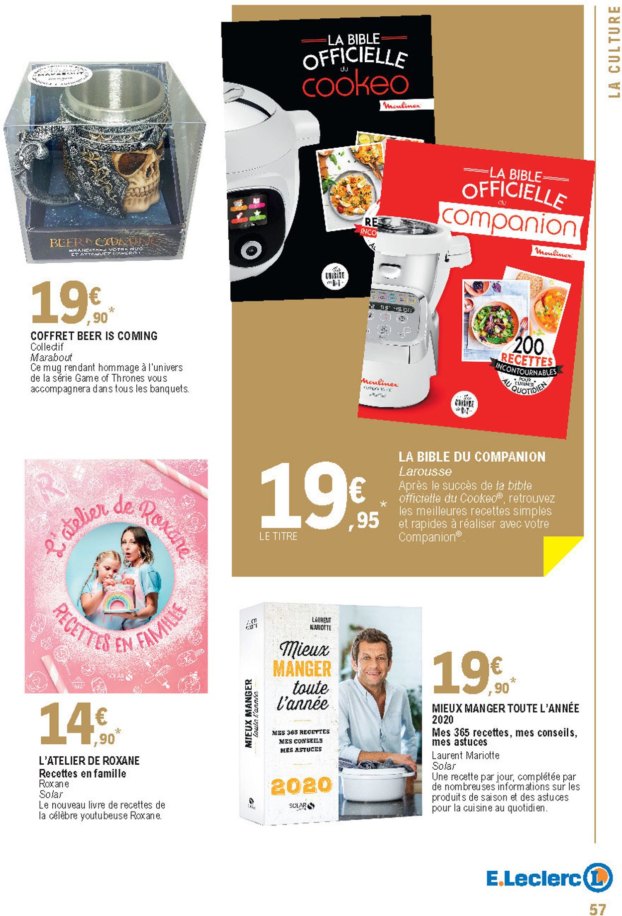 E.leclerc catalogue de Noël 2019 Catalogue - 03.12-14.12.2019 (Page 57)