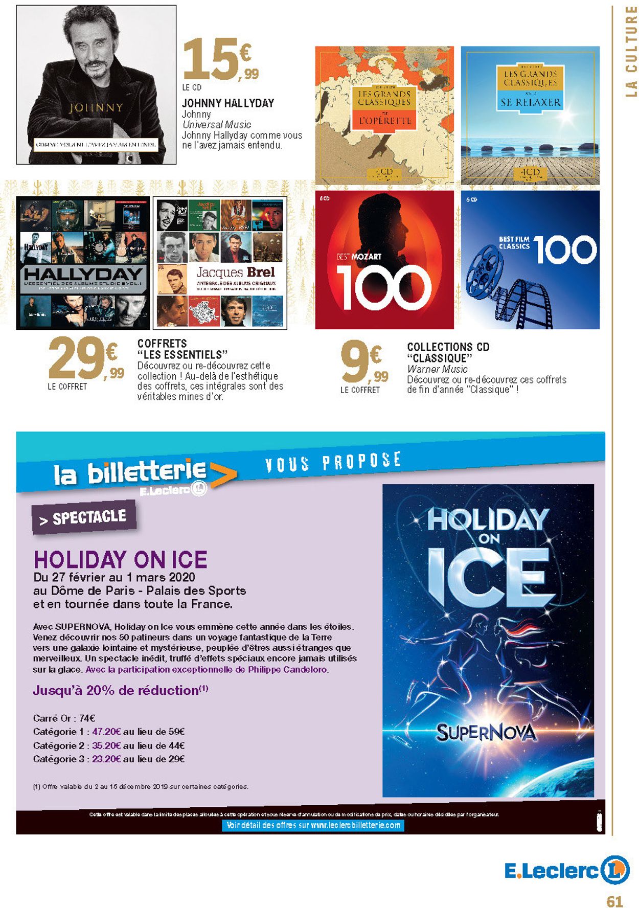 E.leclerc catalogue de Noël 2019 Catalogue - 03.12-14.12.2019 (Page 61)