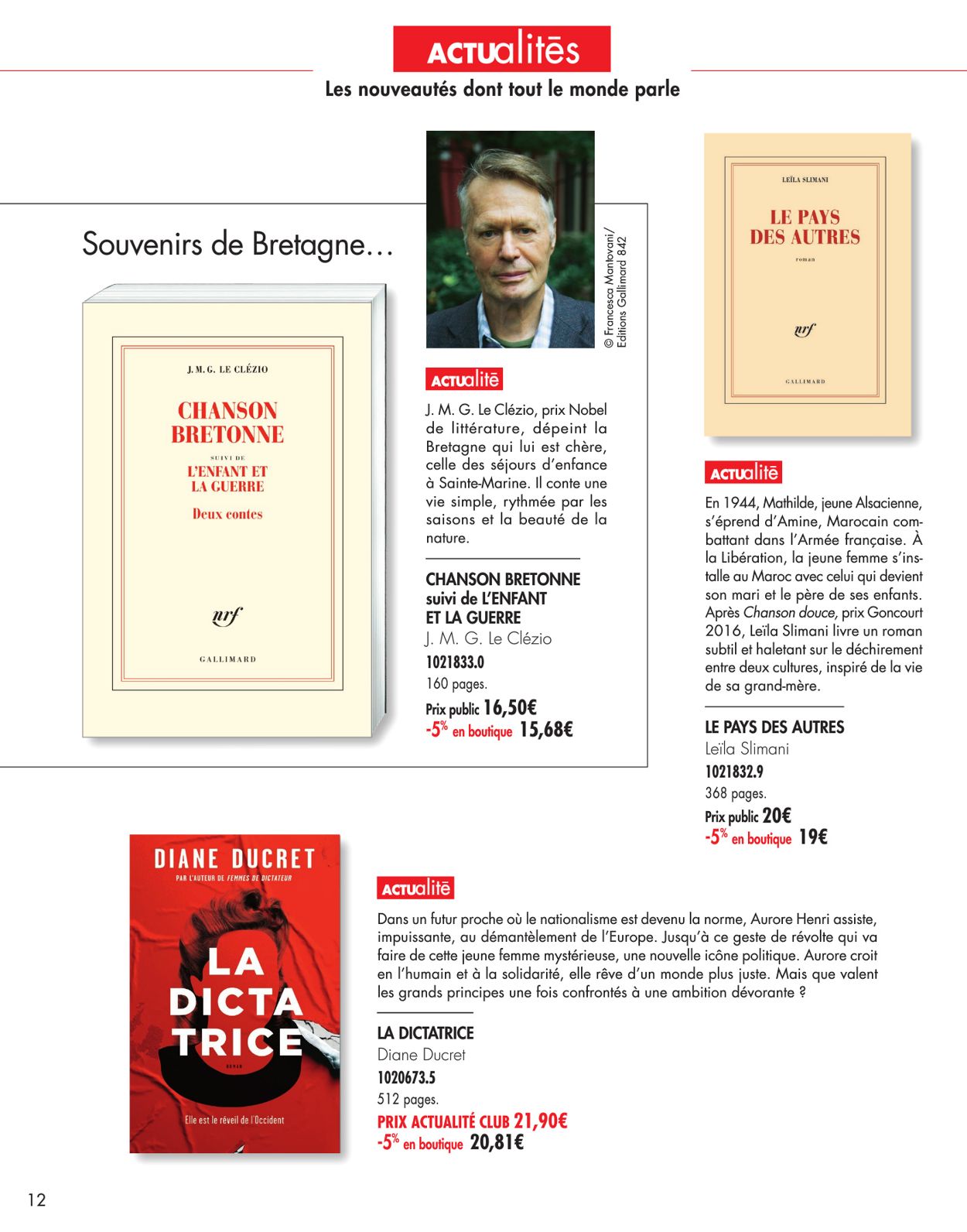 France Loisirs Catalogue - 25.05-31.07.2020 (Page 12)