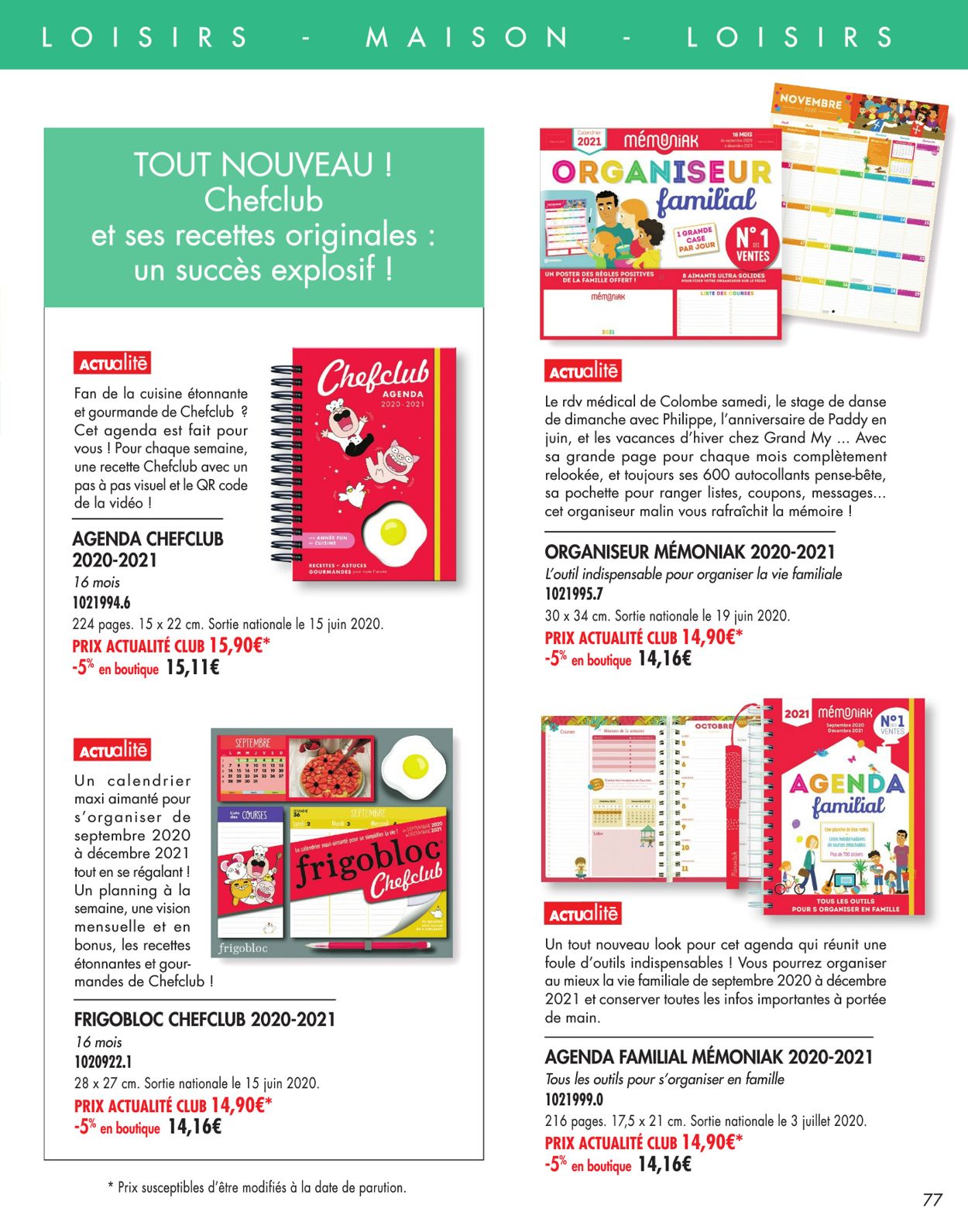 France Loisirs Catalogue - 25.05-31.07.2020 (Page 77)