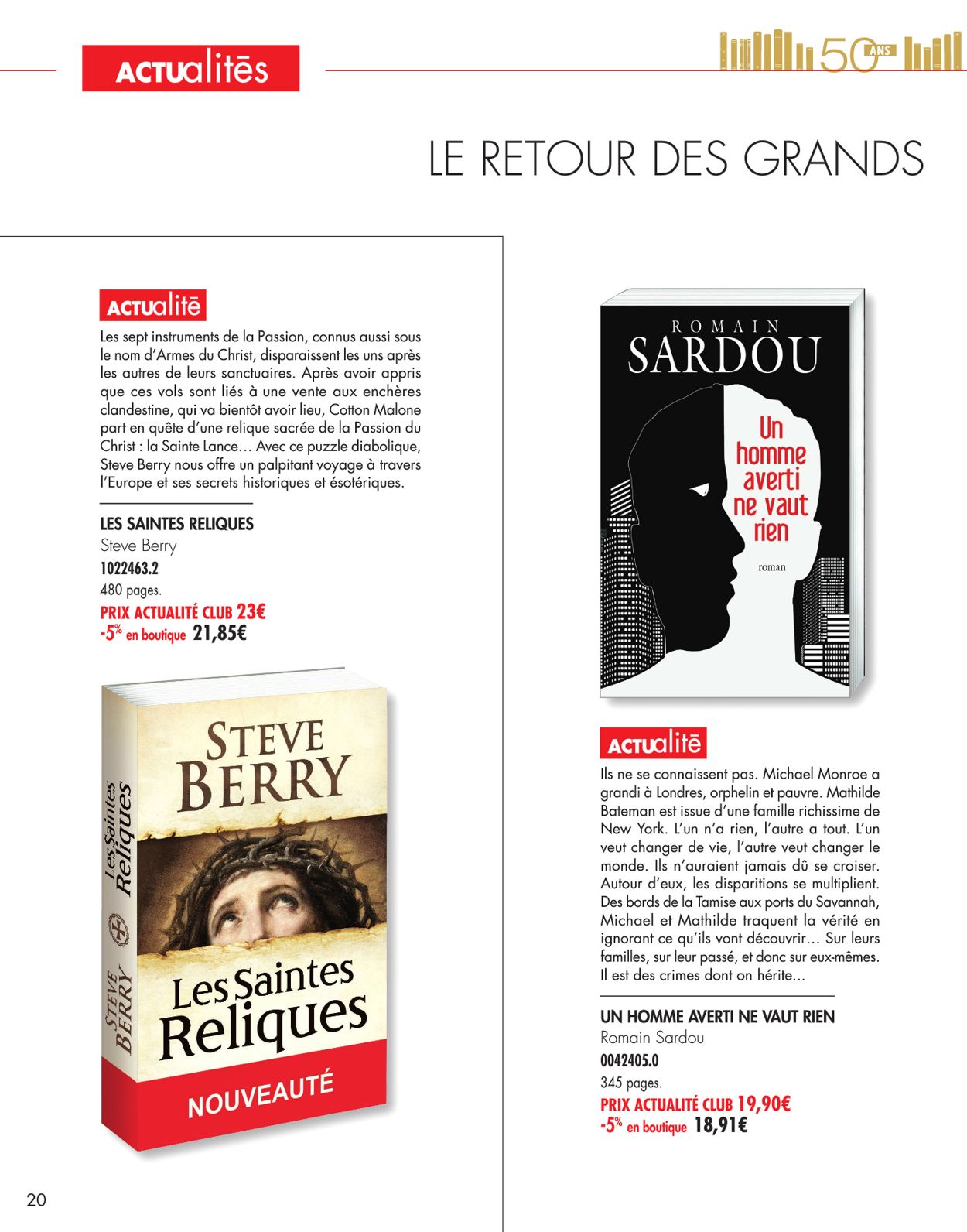 France Loisirs Catalogue - 01.08-01.09.2020 (Page 20)