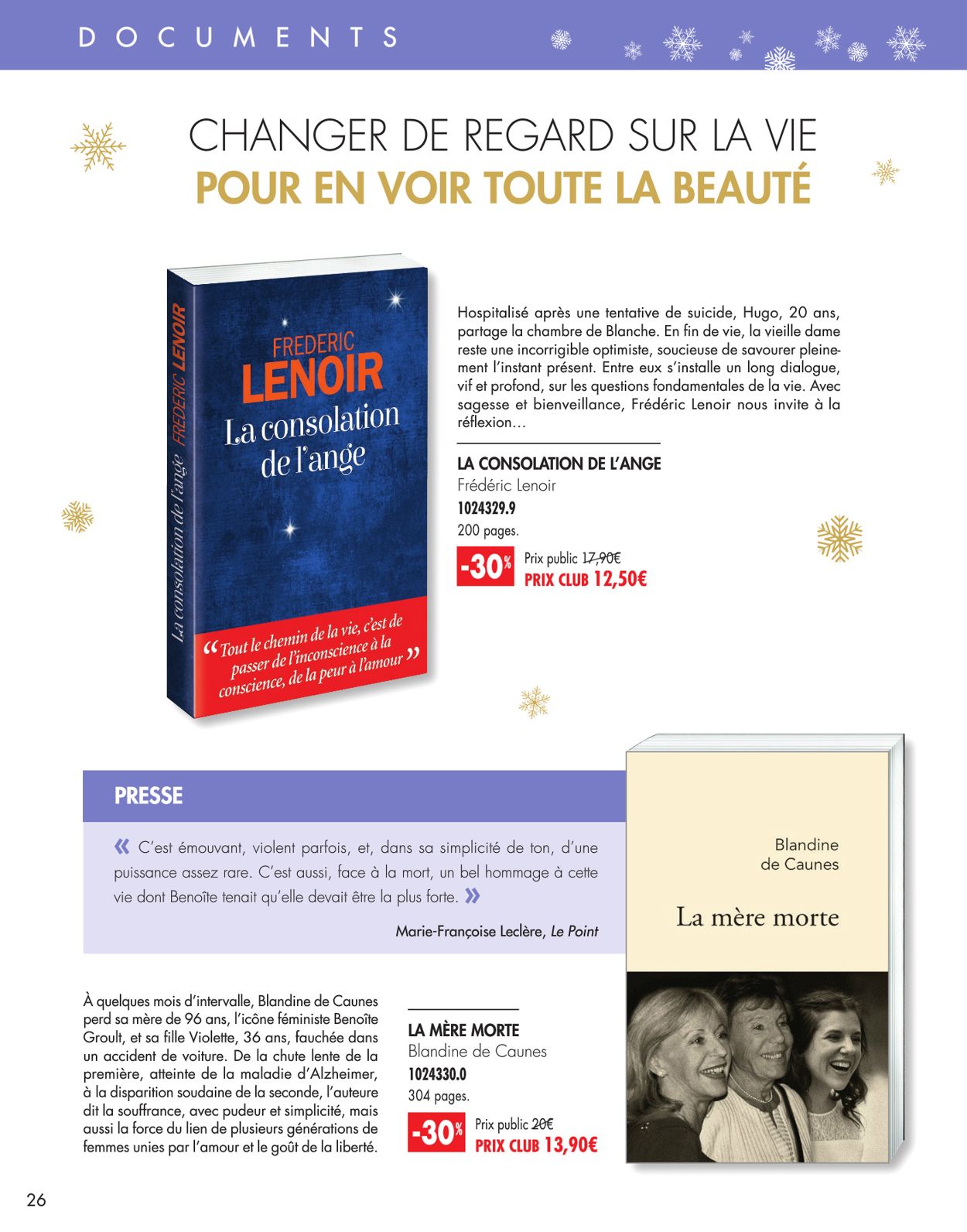 France Loisirs Noel Catalogue - 09.11-31.12.2020 (Page 26)
