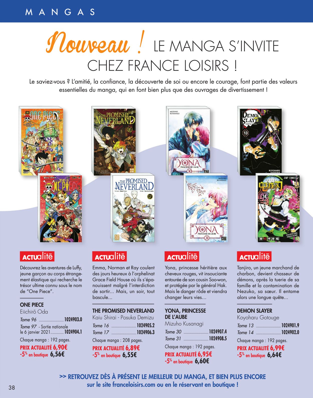 France Loisirs Catalogue - 21.12-03.02.2021 (Page 38)