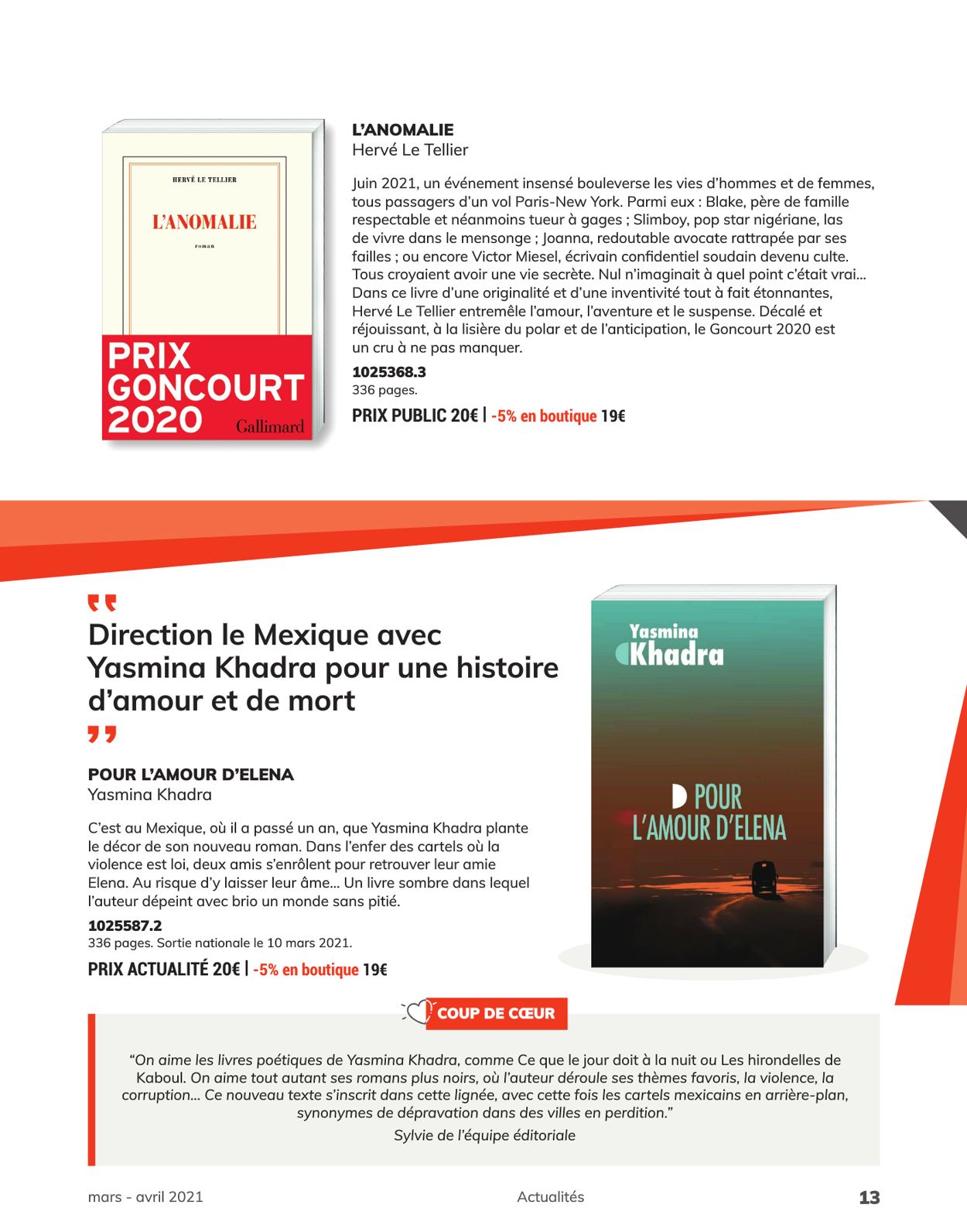 France Loisirs Catalogue - 01.03-30.04.2021 (Page 13)