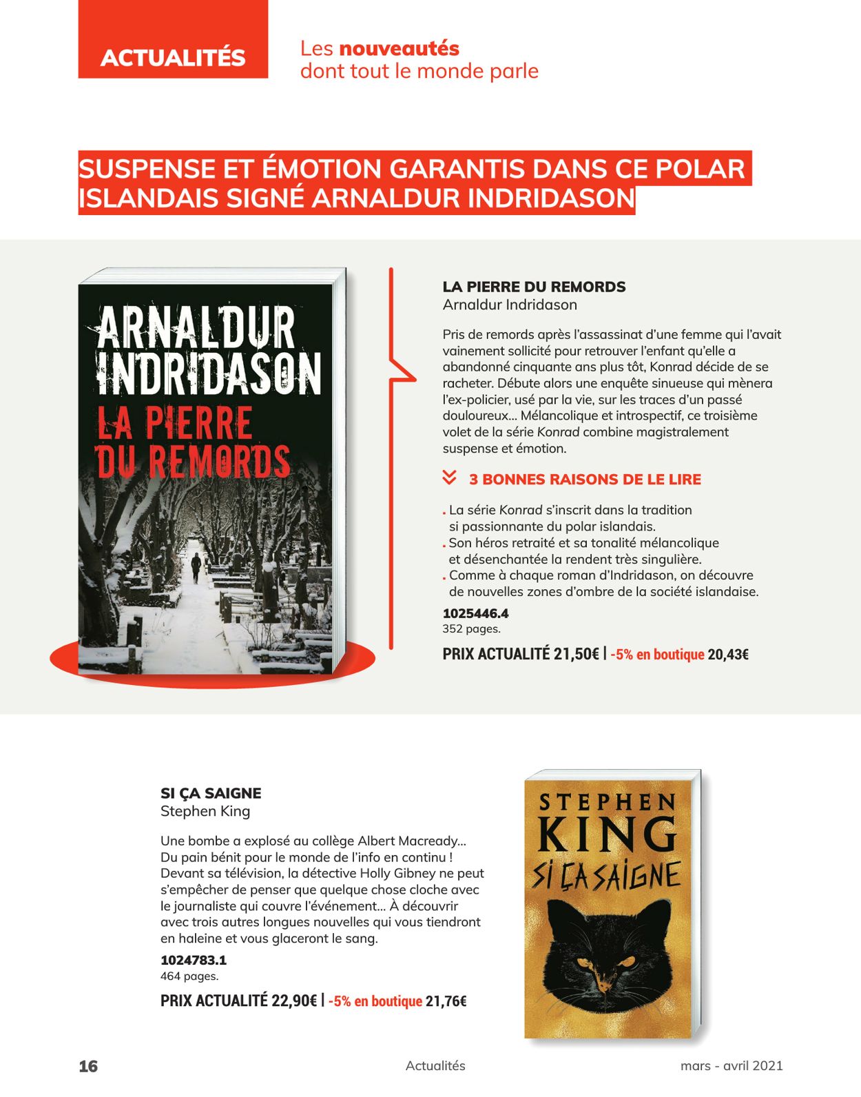 France Loisirs Catalogue - 01.03-30.04.2021 (Page 16)
