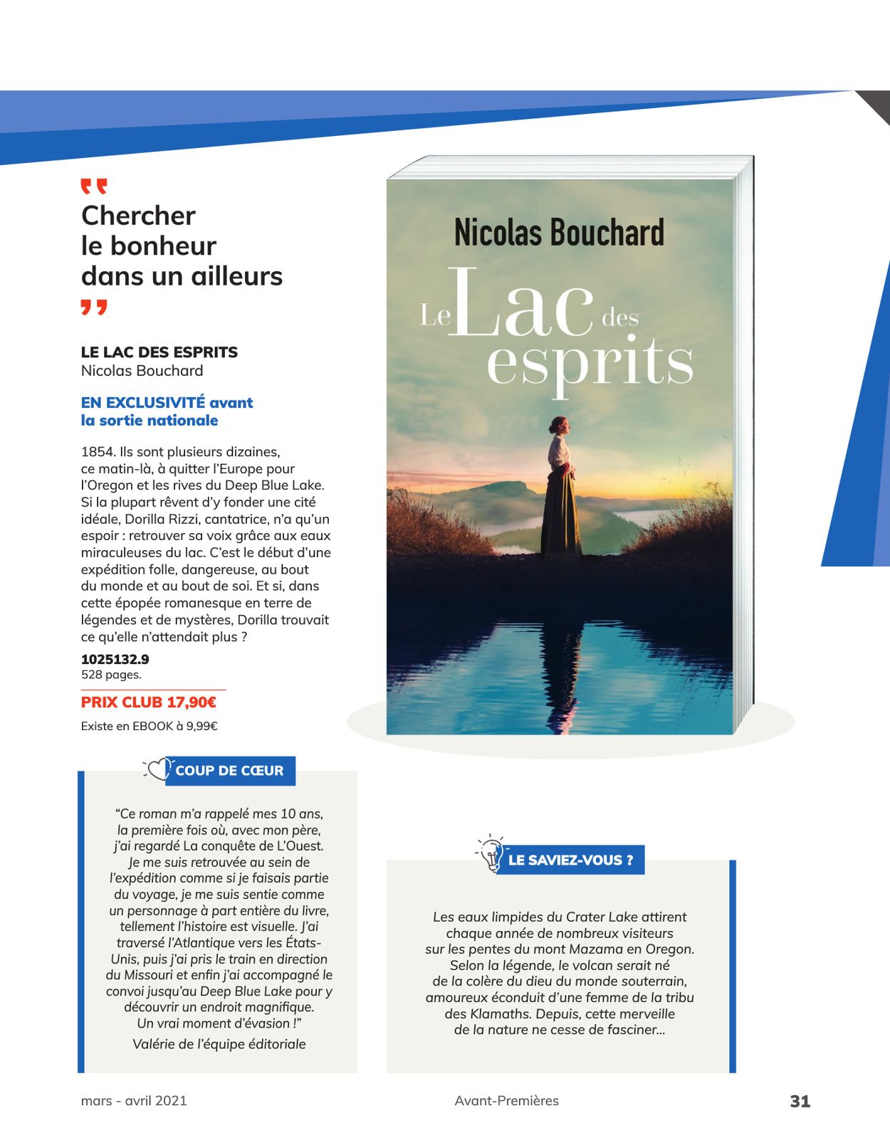 France Loisirs Catalogue - 01.03-30.04.2021 (Page 31)