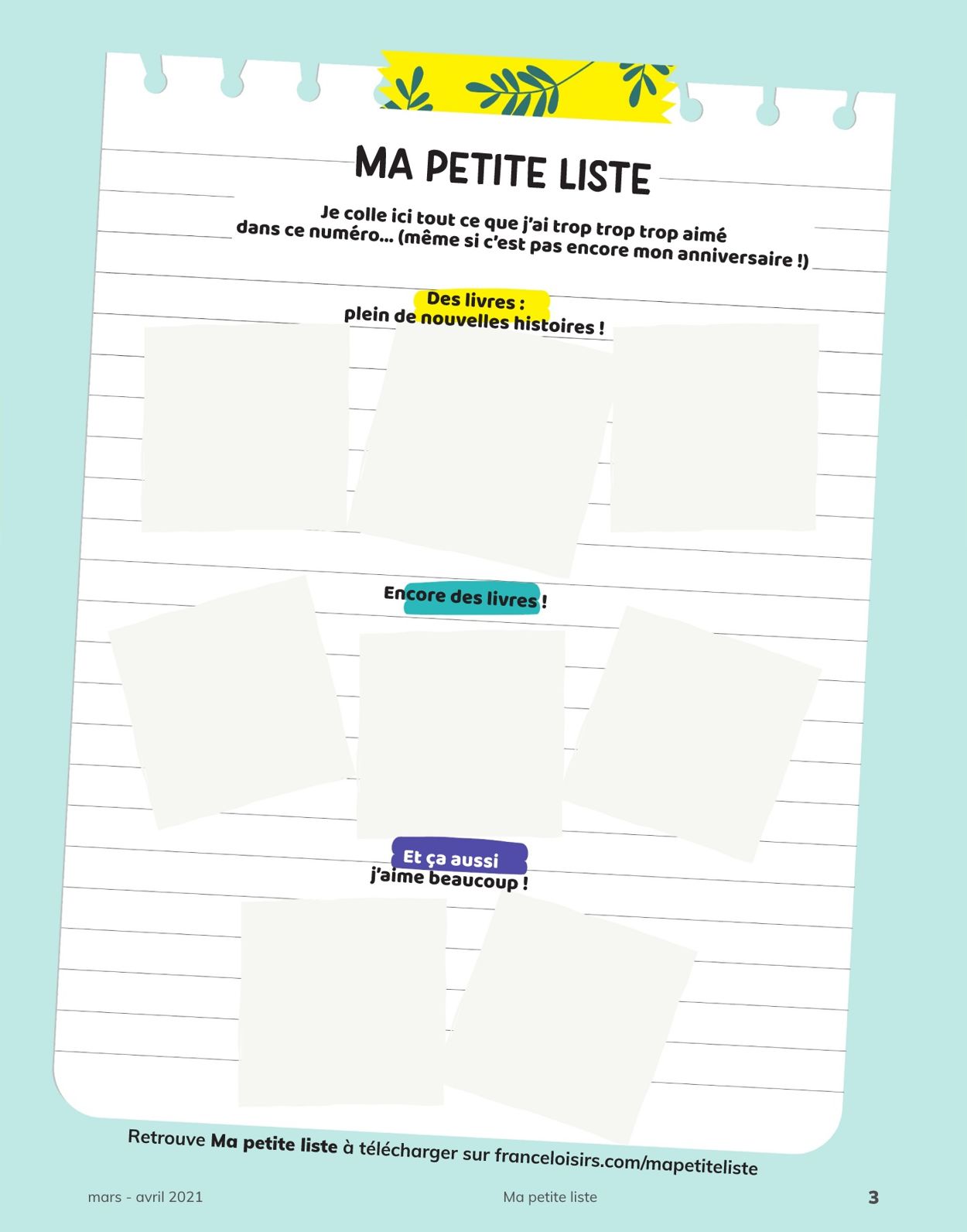France Loisirs Catalogue - 01.03-30.04.2021 (Page 3)