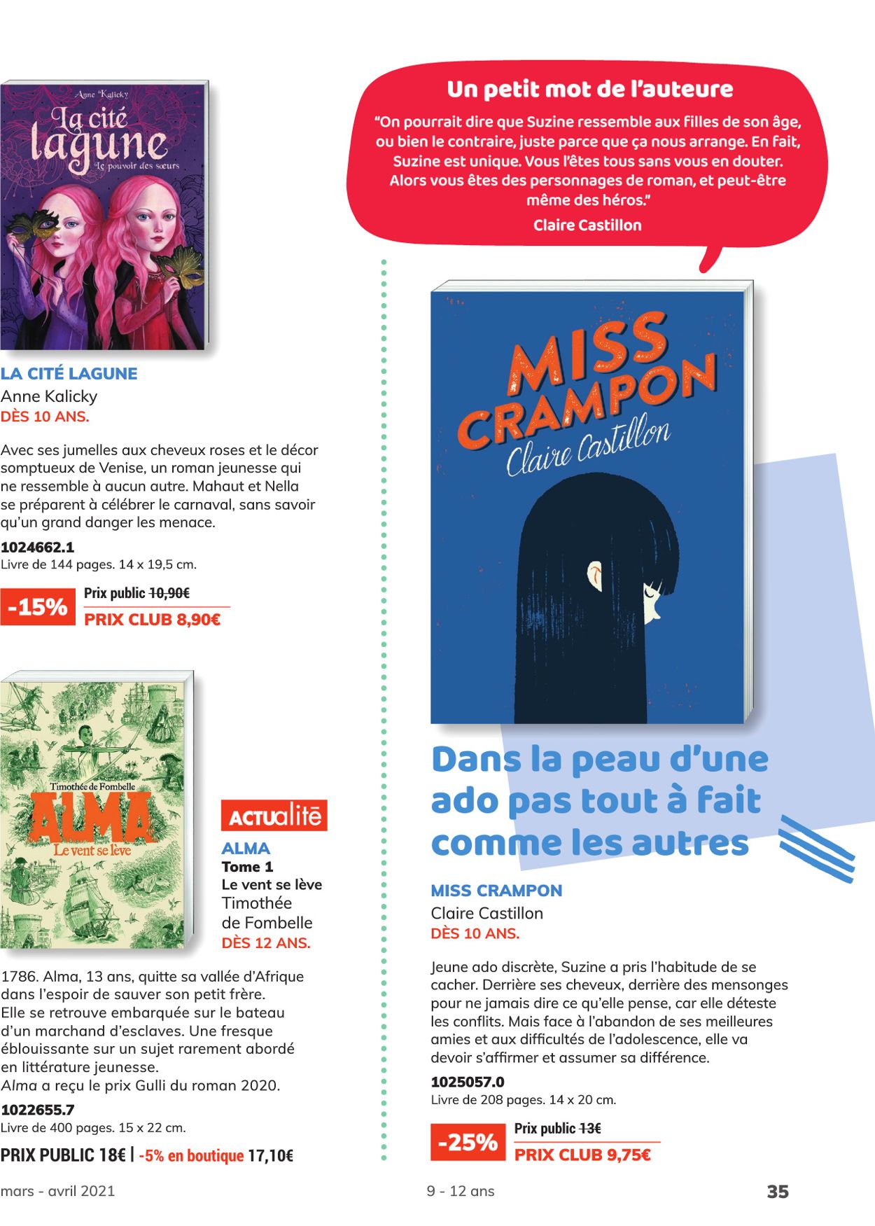 France Loisirs Catalogue - 01.03-30.04.2021 (Page 35)