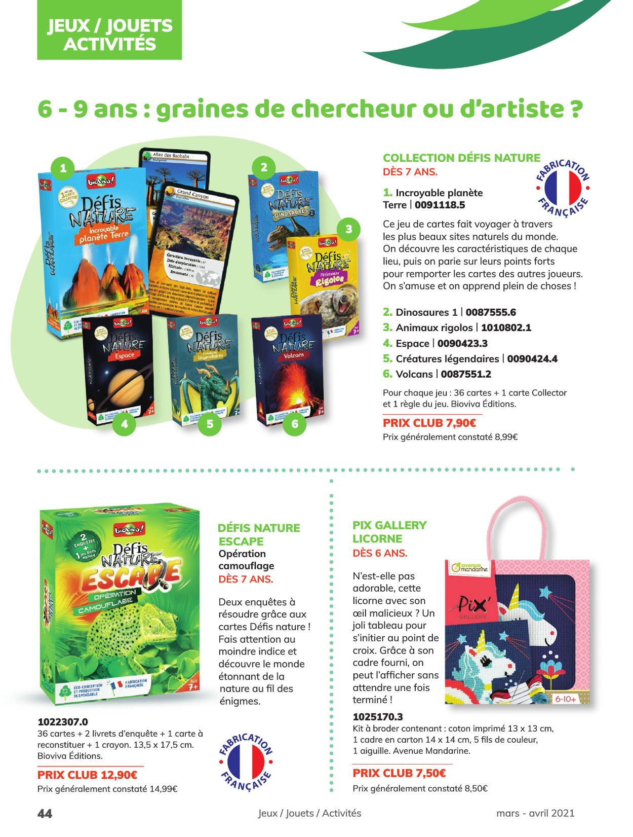 France Loisirs Catalogue - 01.03-30.04.2021 (Page 44)