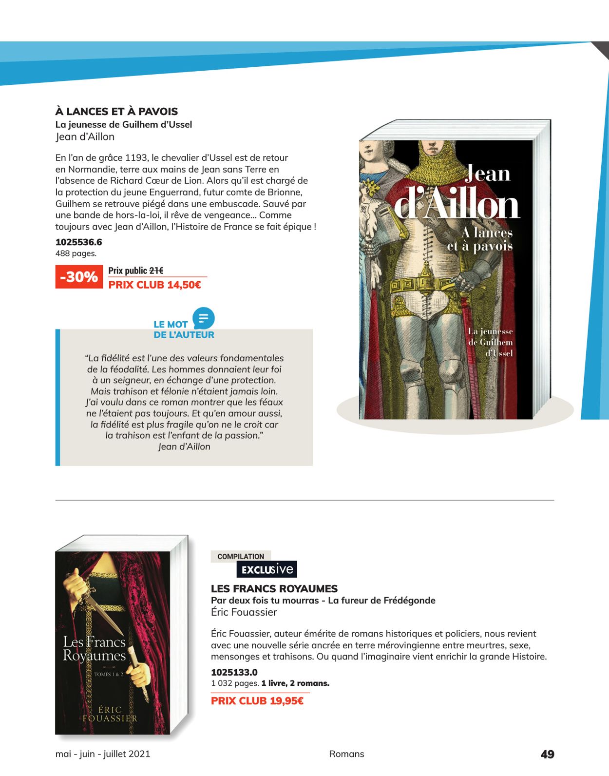 France Loisirs Catalogue - 01.05-31.07.2021 (Page 49)