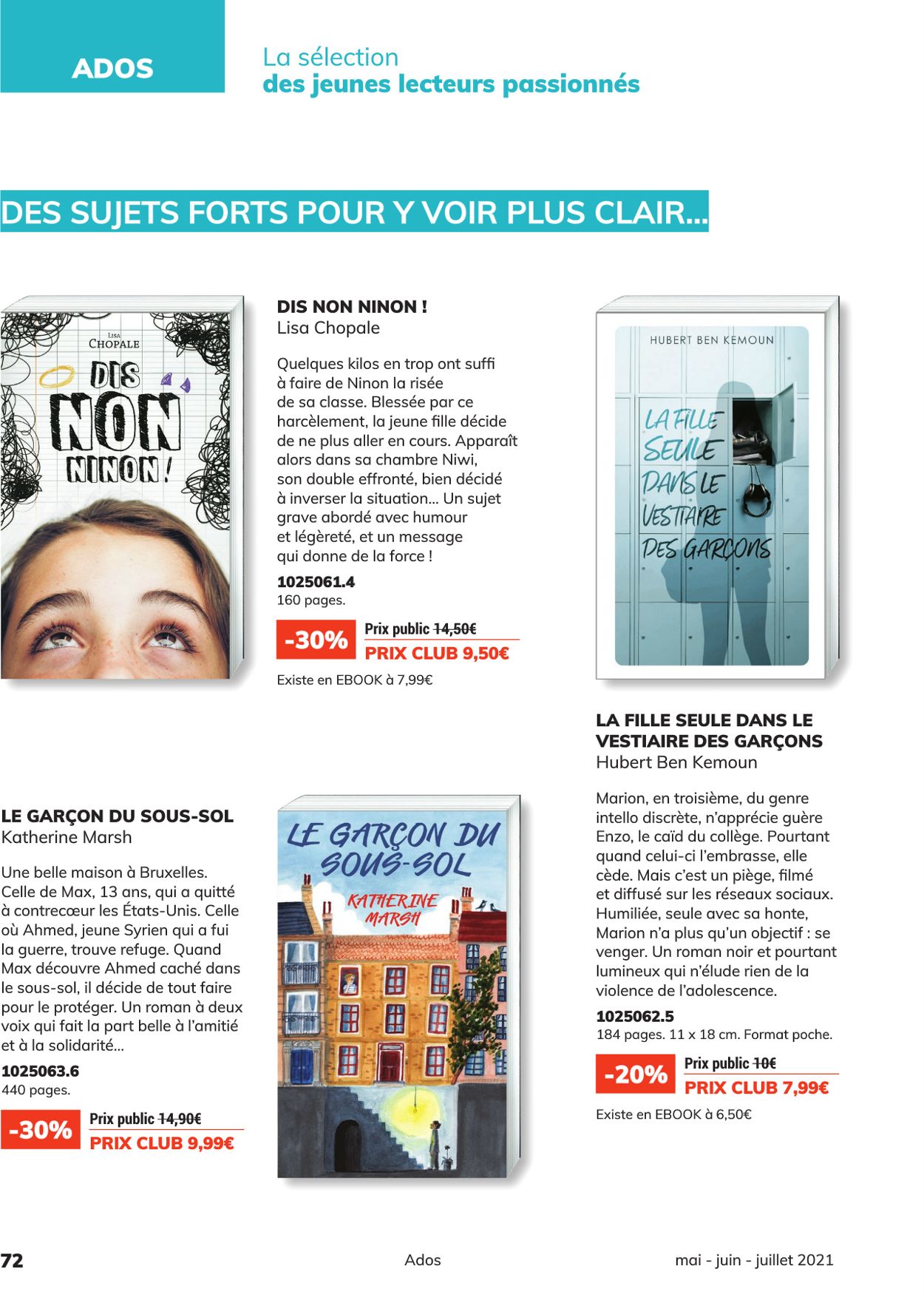 France Loisirs Catalogue - 01.05-31.07.2021 (Page 72)