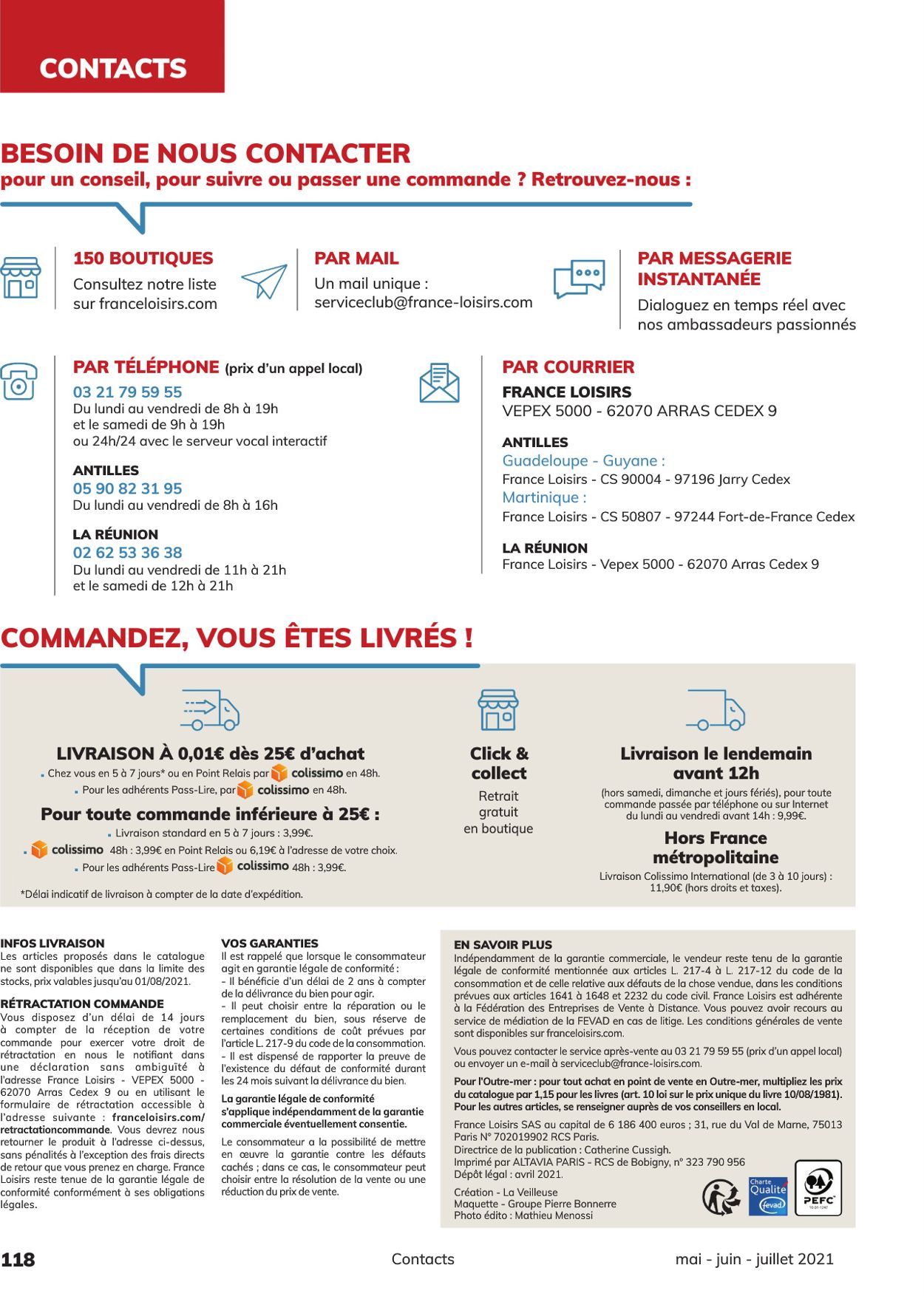 France Loisirs Catalogue - 01.05-31.07.2021 (Page 118)