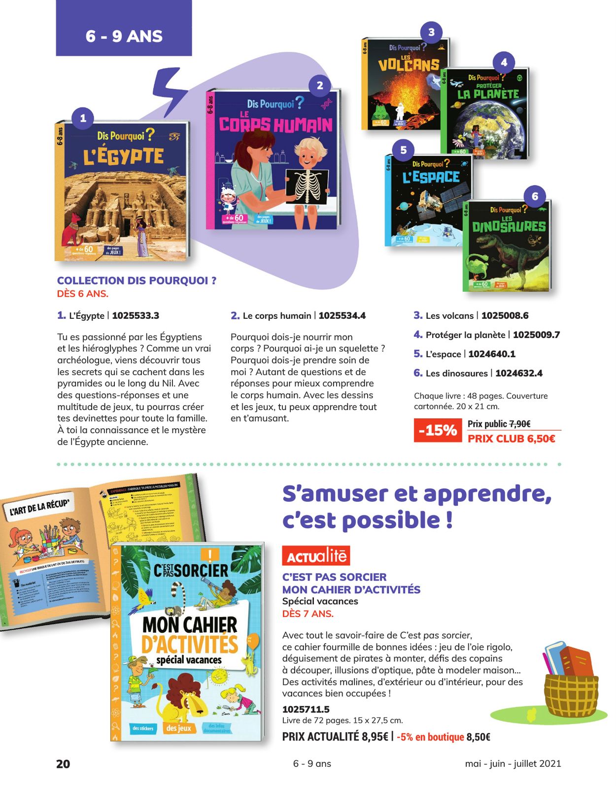France Loisirs Catalogue - 01.05-31.07.2021 (Page 20)