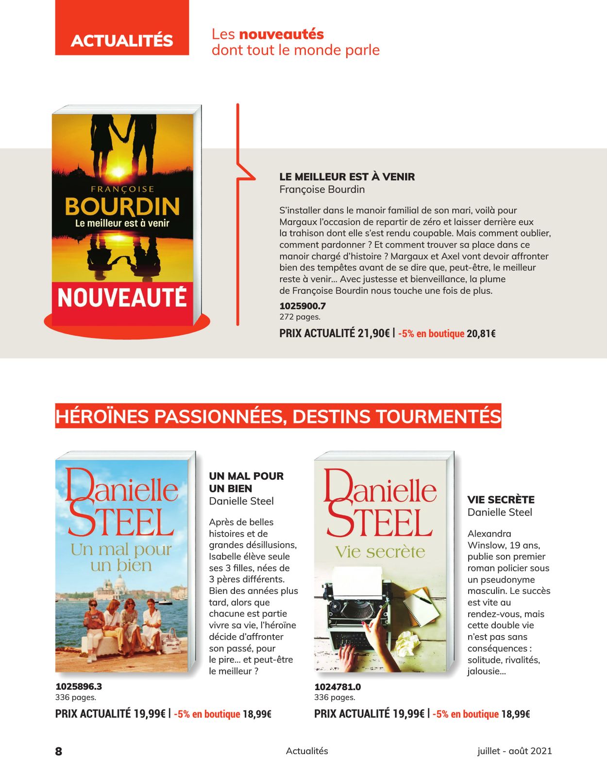 France Loisirs Catalogue - 01.07-31.08.2021 (Page 8)