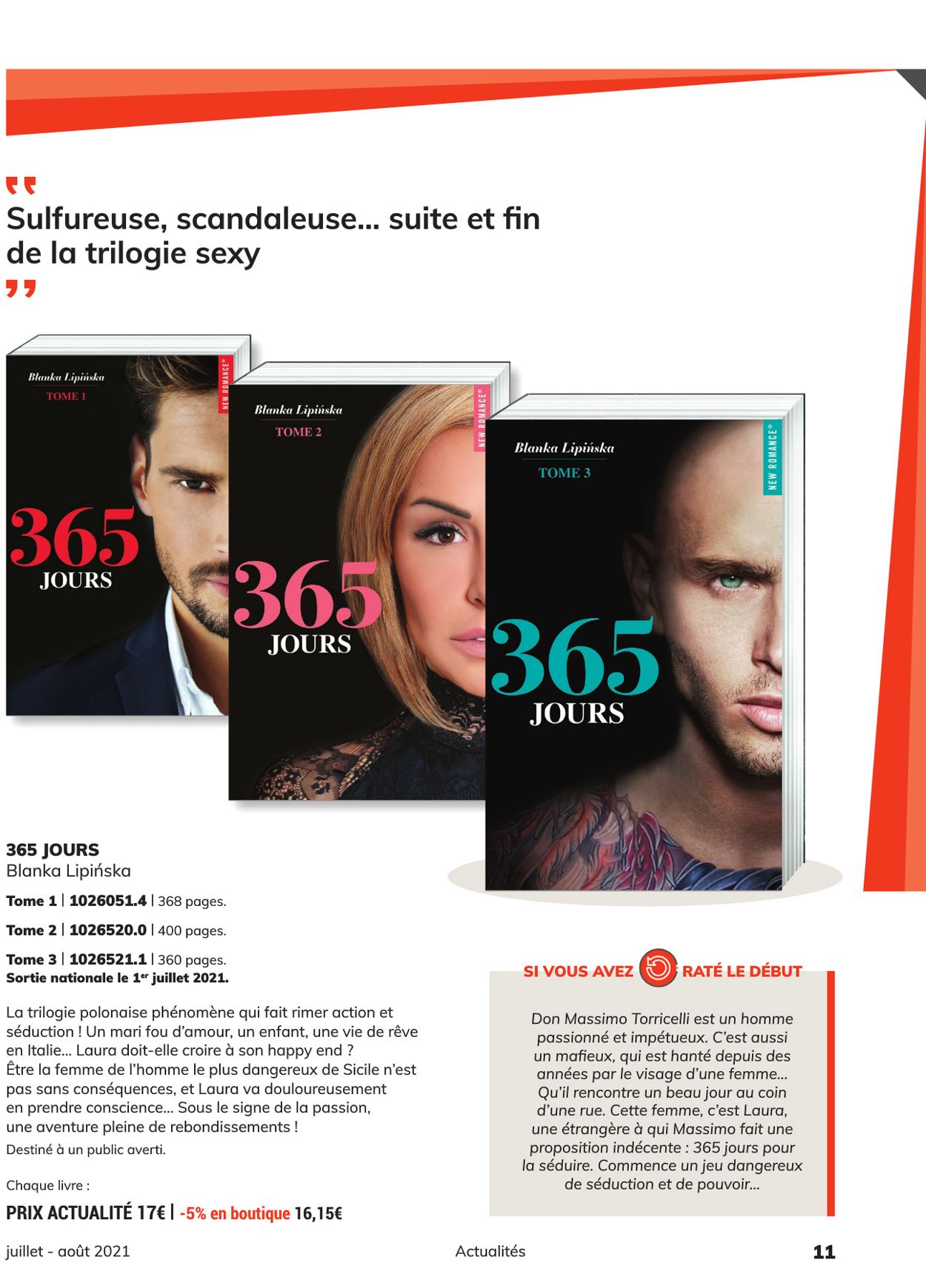 France Loisirs Catalogue - 01.07-31.08.2021 (Page 11)