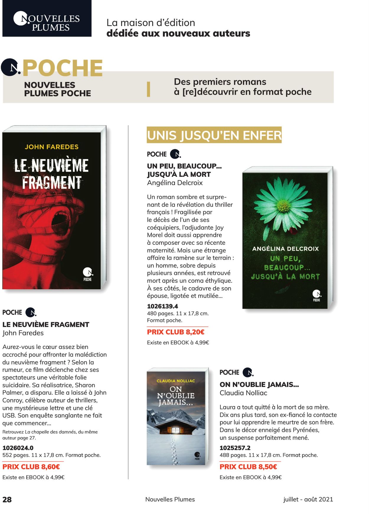 France Loisirs Catalogue - 01.07-31.08.2021 (Page 28)