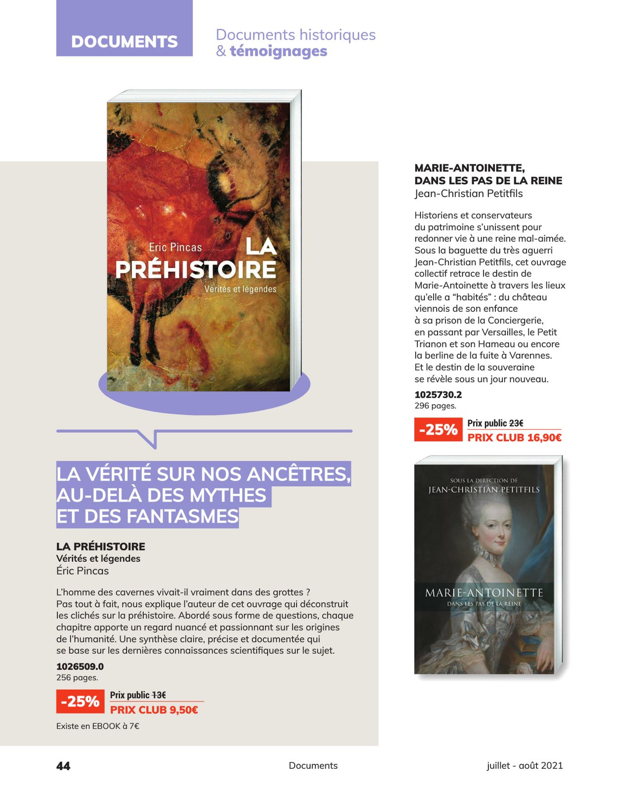 France Loisirs Catalogue - 01.07-31.08.2021 (Page 44)