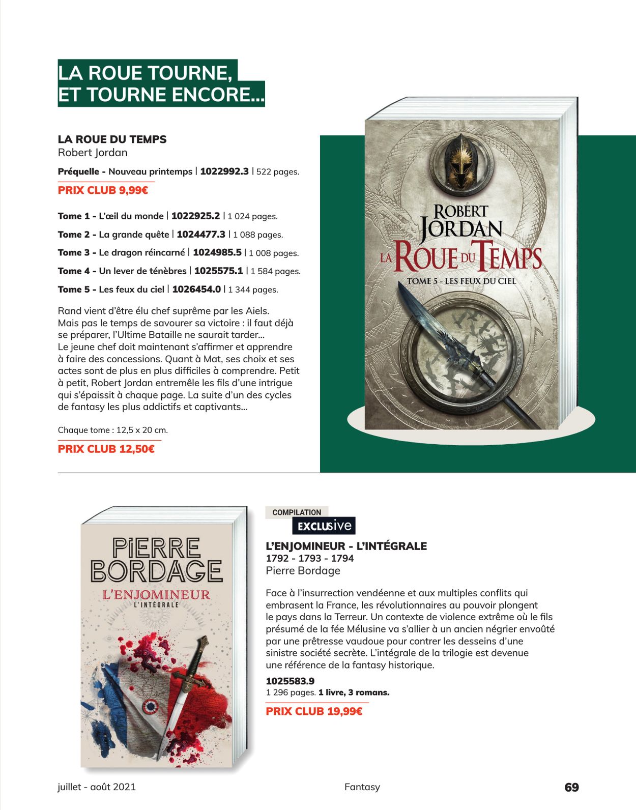 France Loisirs Catalogue - 01.07-31.08.2021 (Page 69)