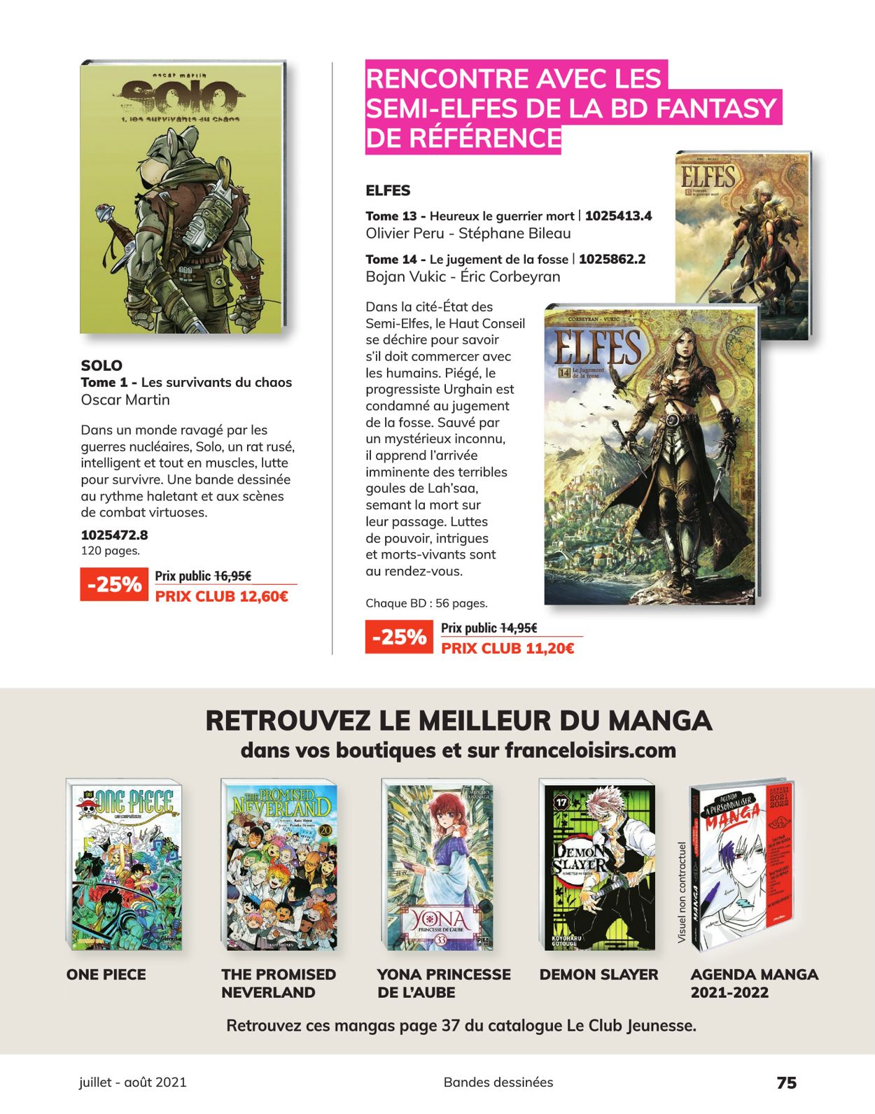France Loisirs Catalogue - 01.07-31.08.2021 (Page 75)