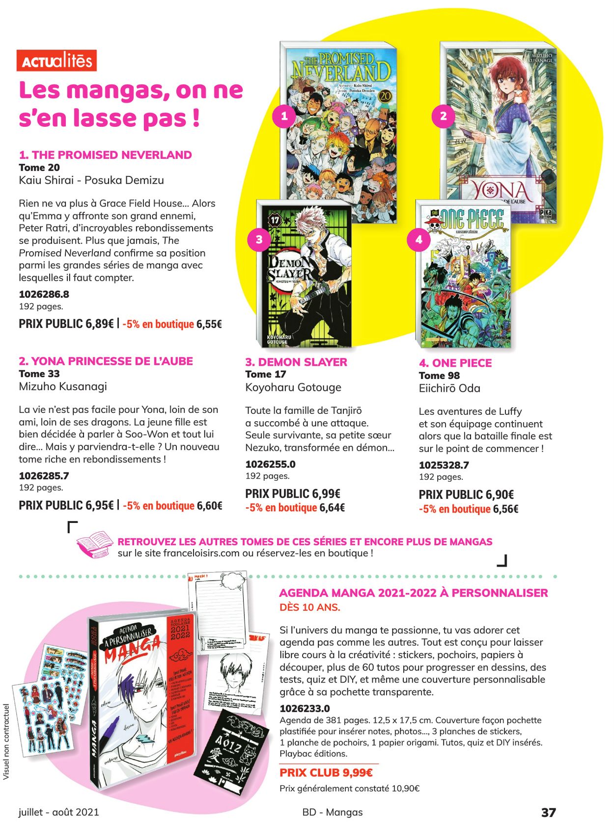 France Loisirs Catalogue - 01.07-31.08.2021 (Page 37)