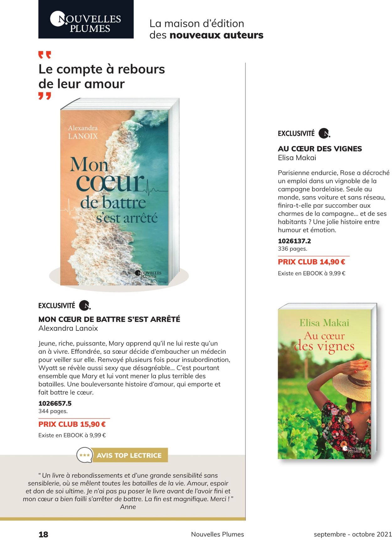 France Loisirs Catalogue - 01.09-30.09.2021 (Page 18)
