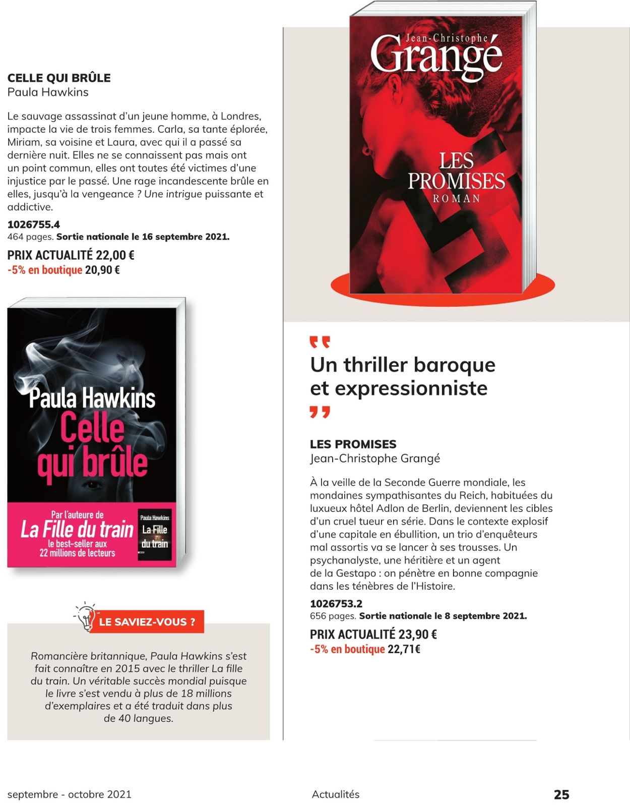 France Loisirs Catalogue - 01.09-30.09.2021 (Page 25)