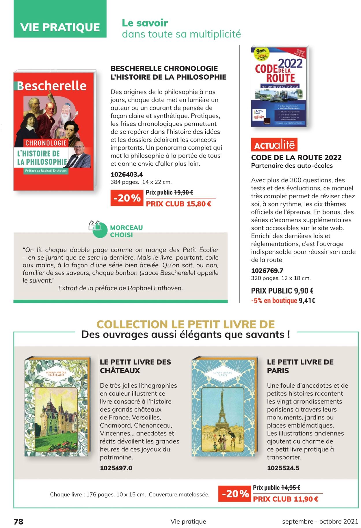 France Loisirs Catalogue - 01.09-30.09.2021 (Page 78)