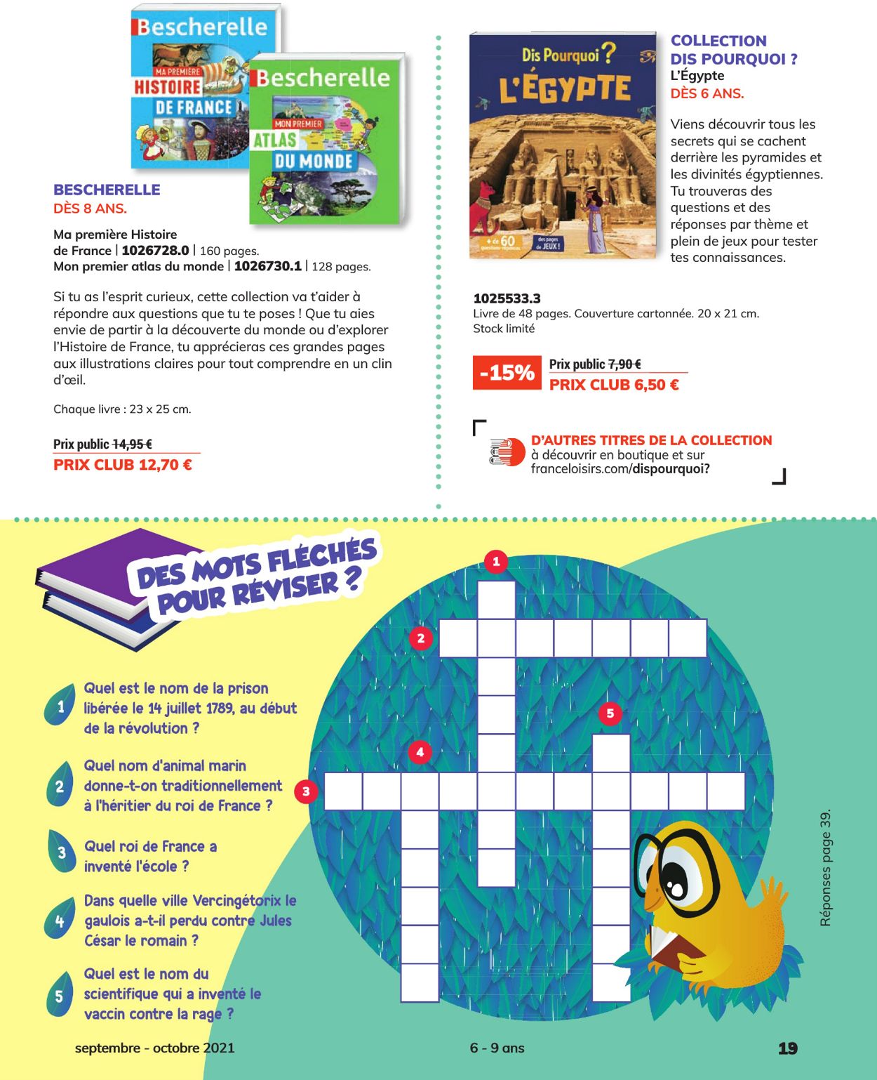 France Loisirs Catalogue - 04.09-30.09.2021 (Page 19)