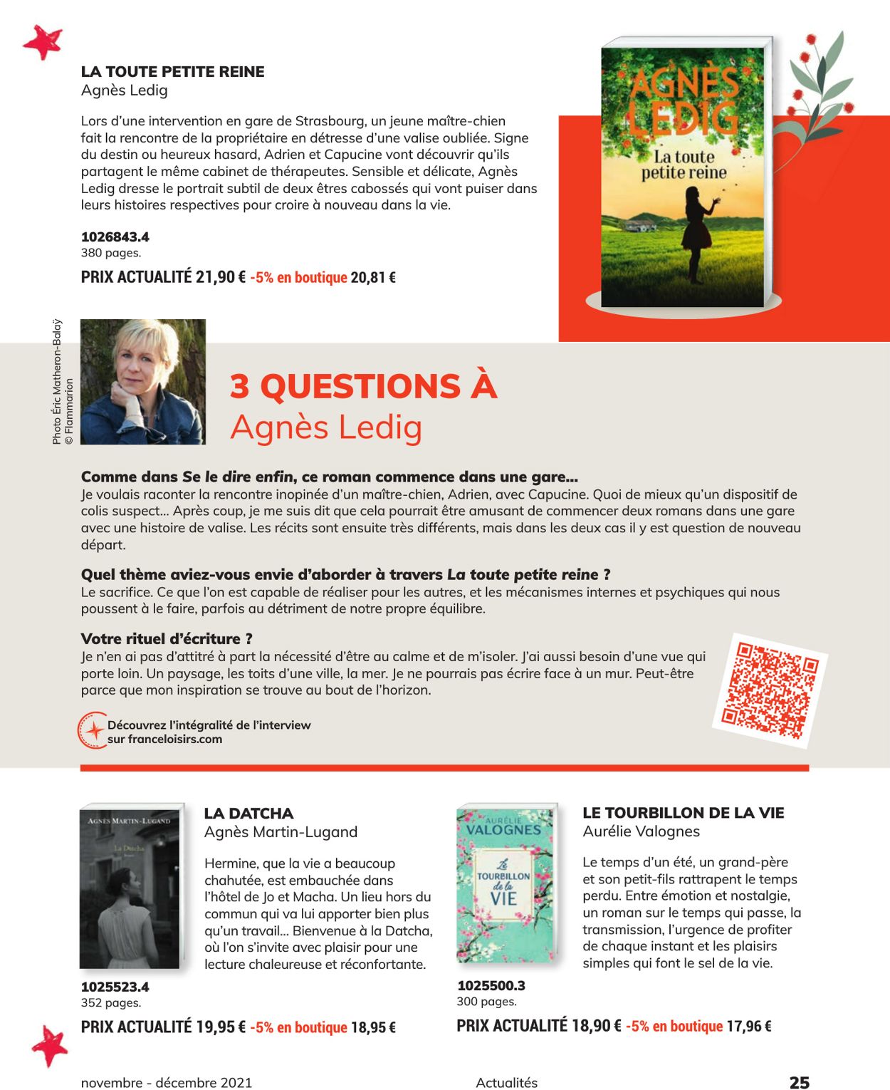 France Loisirs Catalogue - 01.11-31.12.2021 (Page 25)