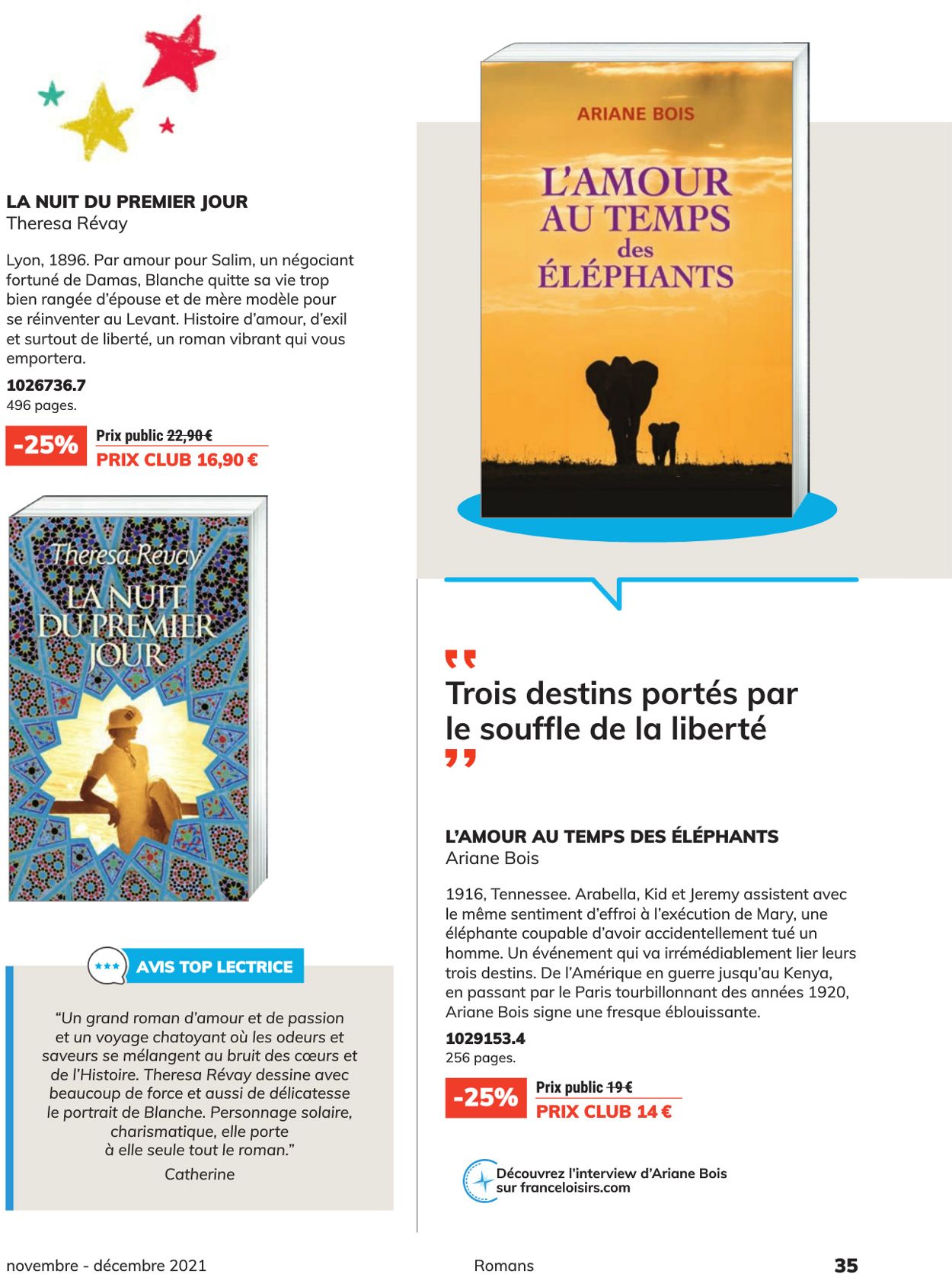 France Loisirs Catalogue - 01.11-31.12.2021 (Page 35)