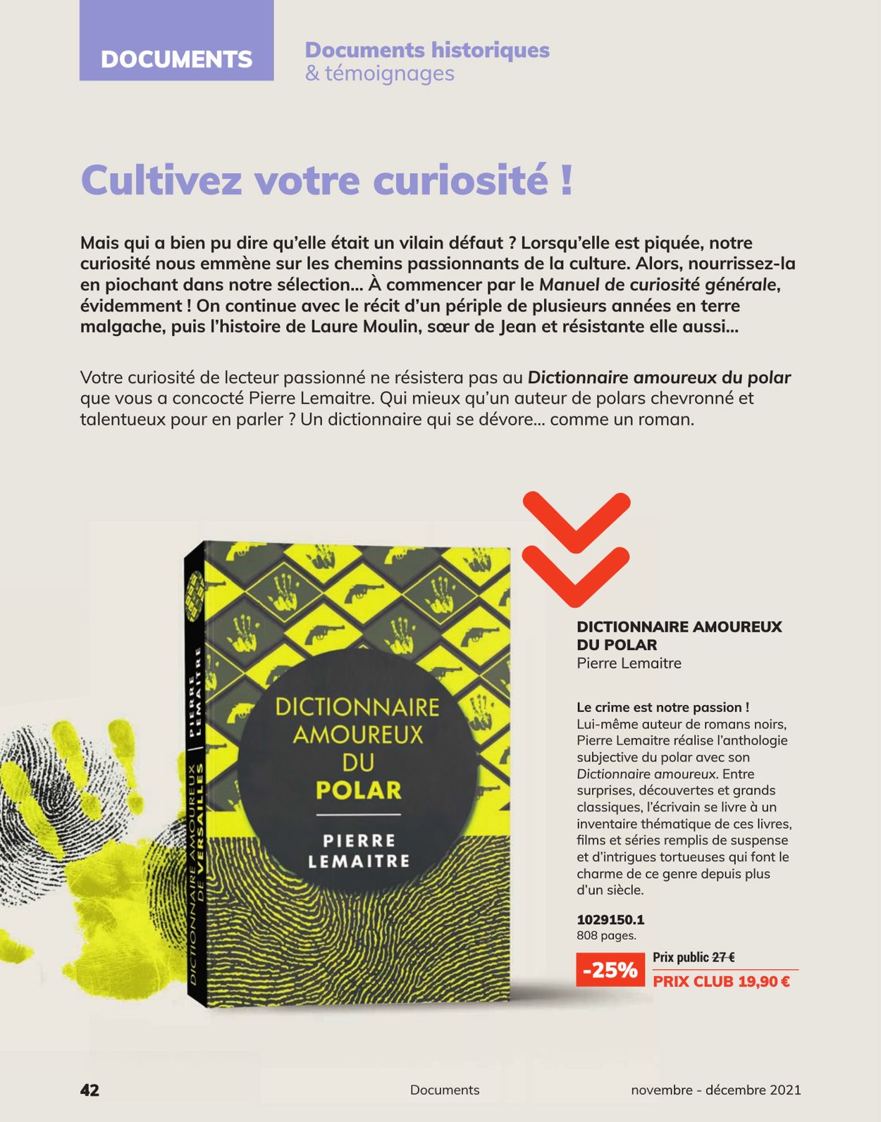 France Loisirs Catalogue - 01.11-31.12.2021 (Page 42)