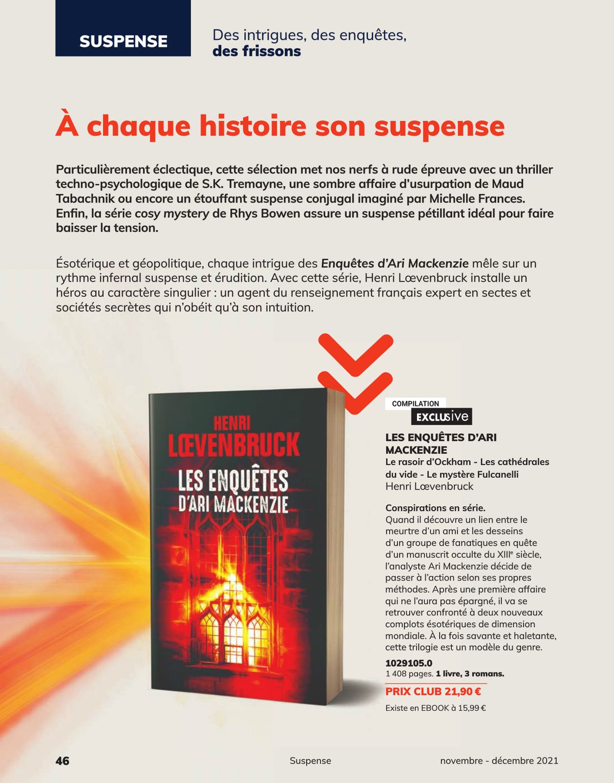 France Loisirs Catalogue - 01.11-31.12.2021 (Page 46)