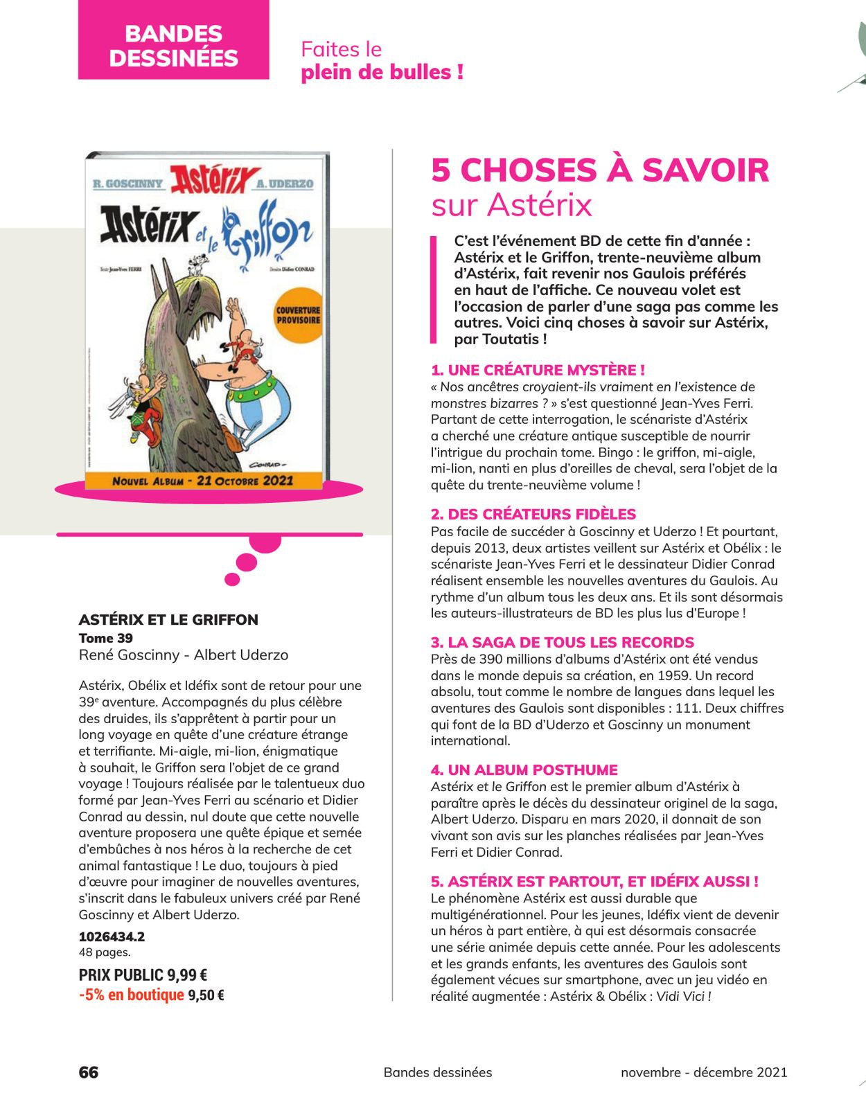 France Loisirs Catalogue - 01.11-31.12.2021 (Page 66)