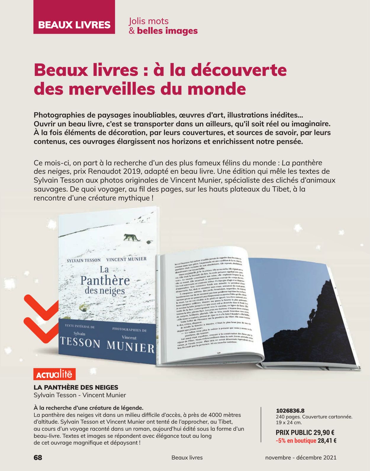 France Loisirs Catalogue - 01.11-31.12.2021 (Page 68)